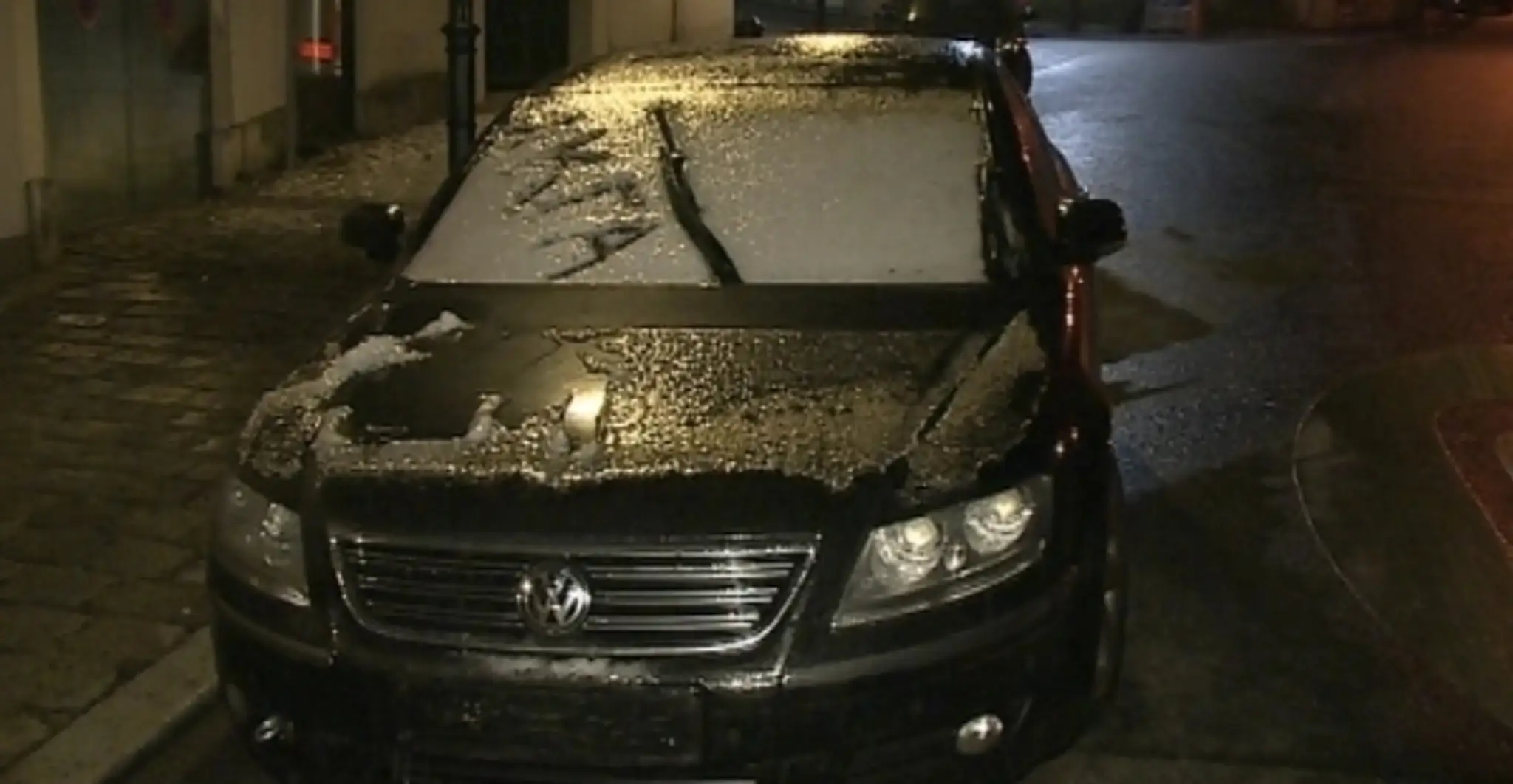 Luxusné auto zo Slovenska vo Viedni