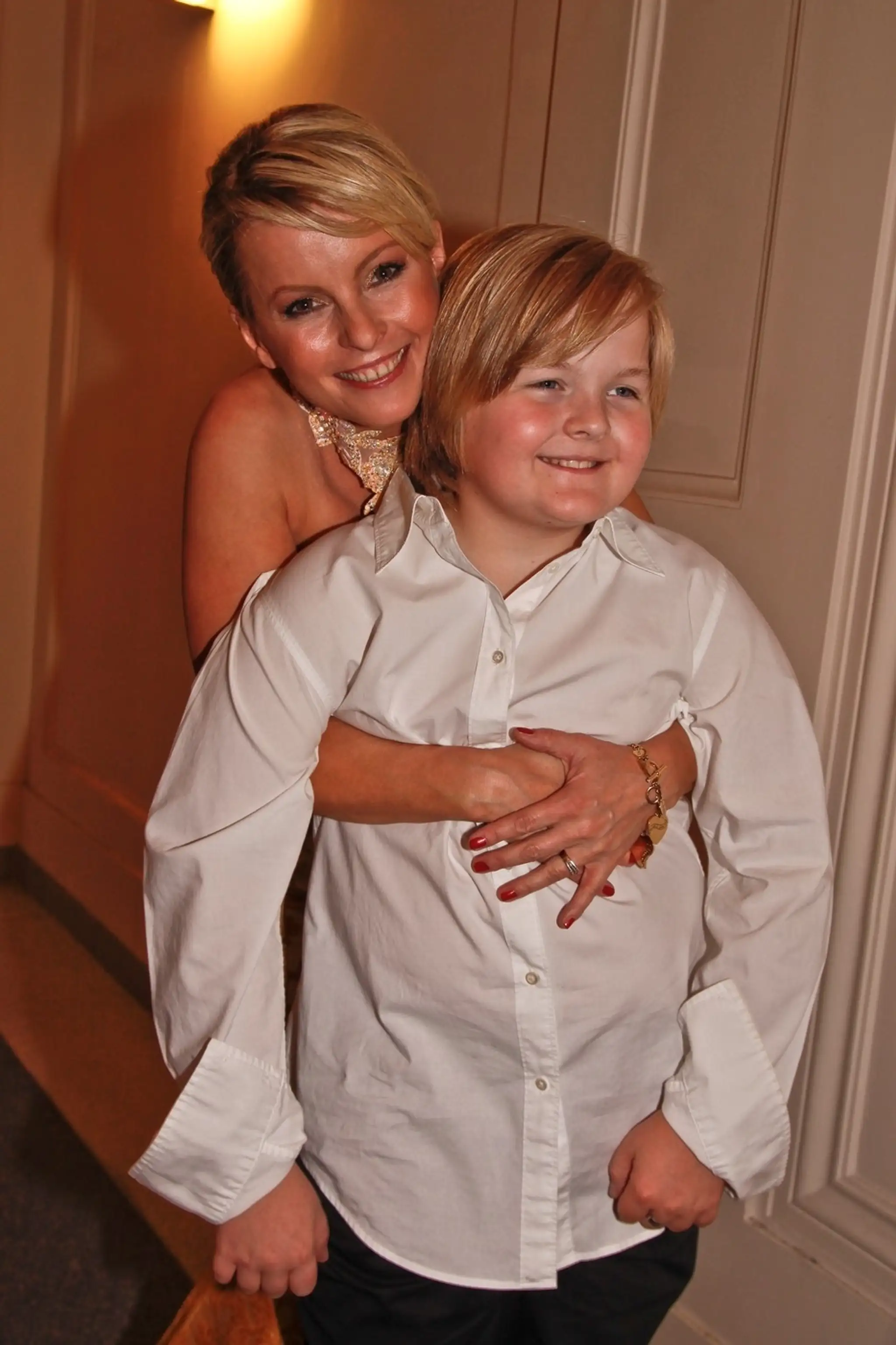 Iveta Bartošová so synom Arturom