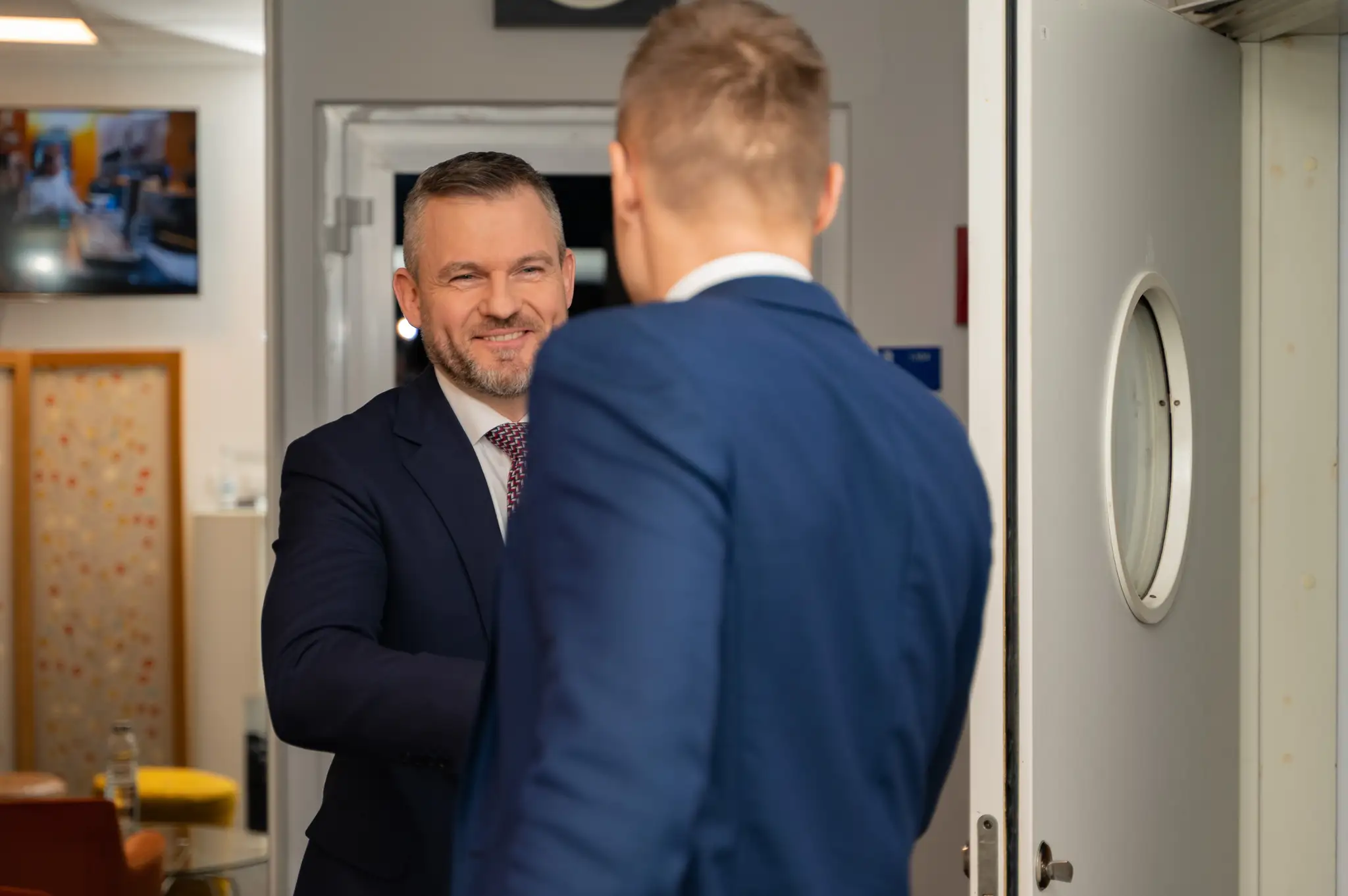 Peter Pellegrini a Eduard Heger v relácii Na telo.