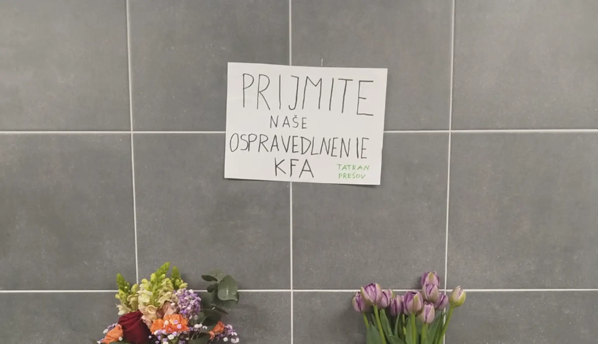 Ospravedlnenie. 