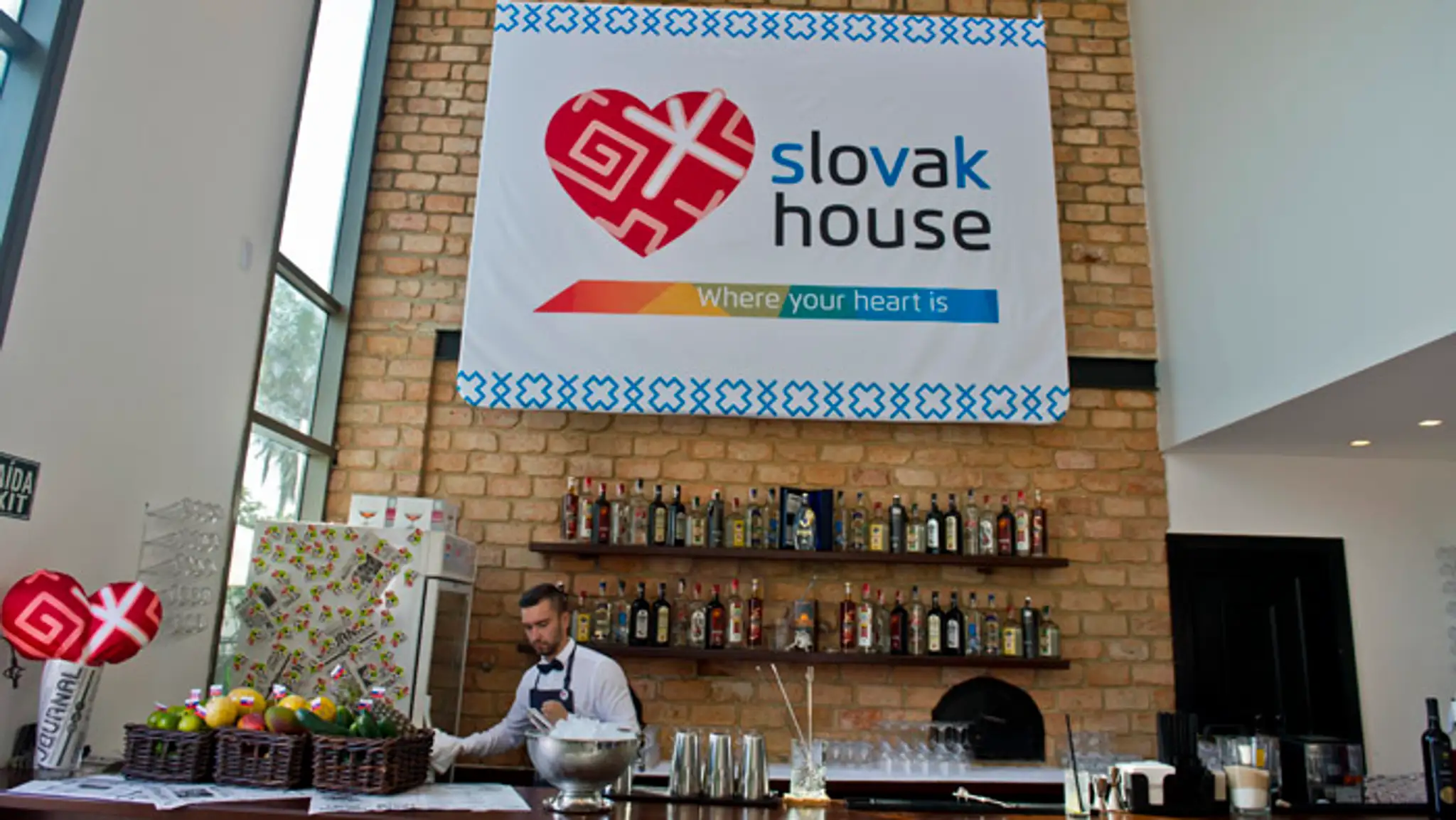 Priestory slovenského domu v Riu.