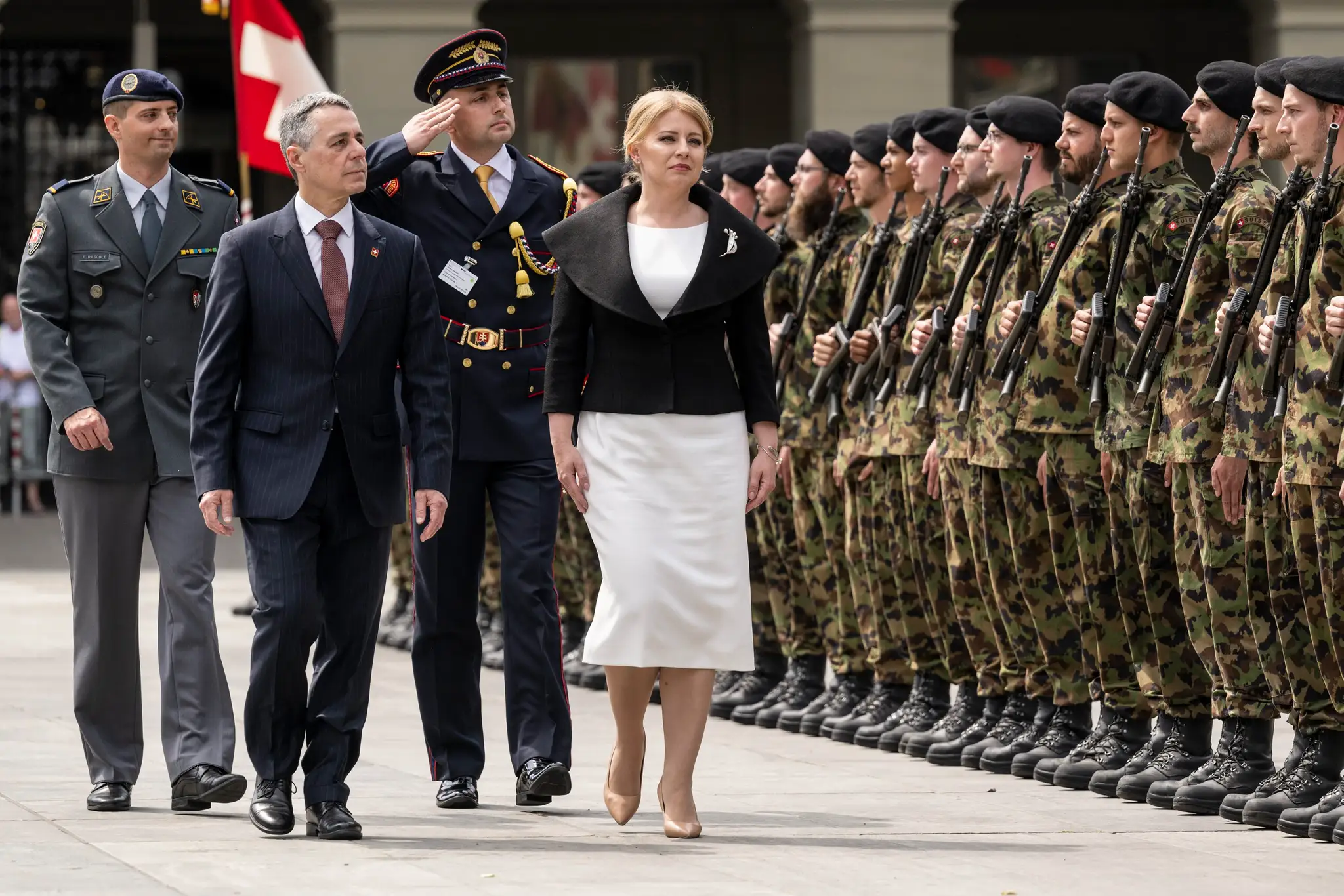 Zuzana Čaputová a švajčiarsky prezident Ignazio Cassis