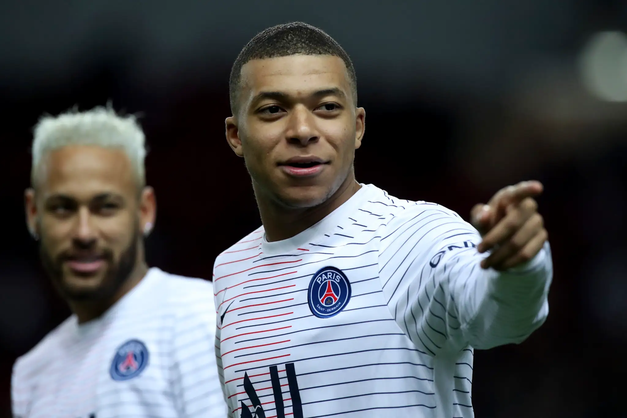 Kylian Mbappé z PSG v dueli na pôde Monaka.