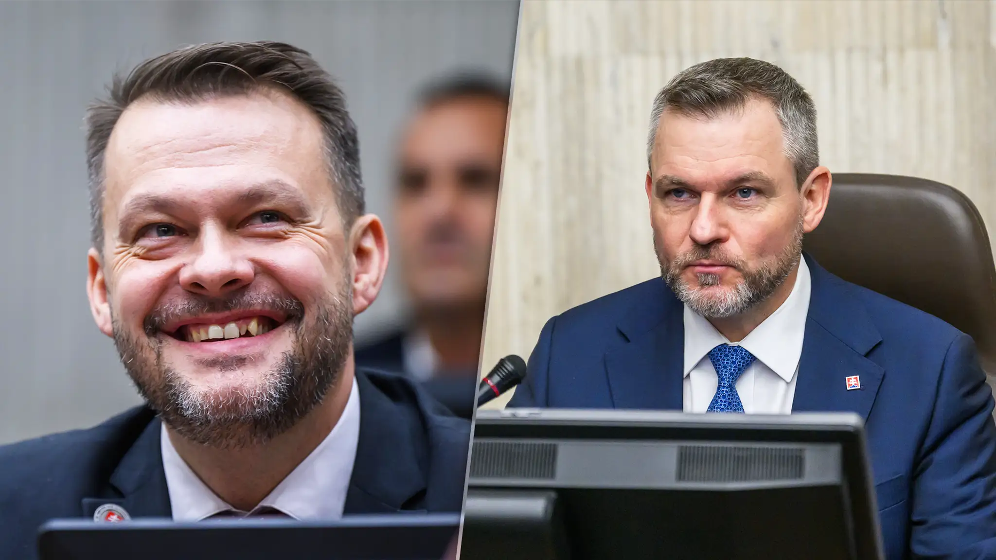 Samuel Migaľ a Peter Pellegrini.