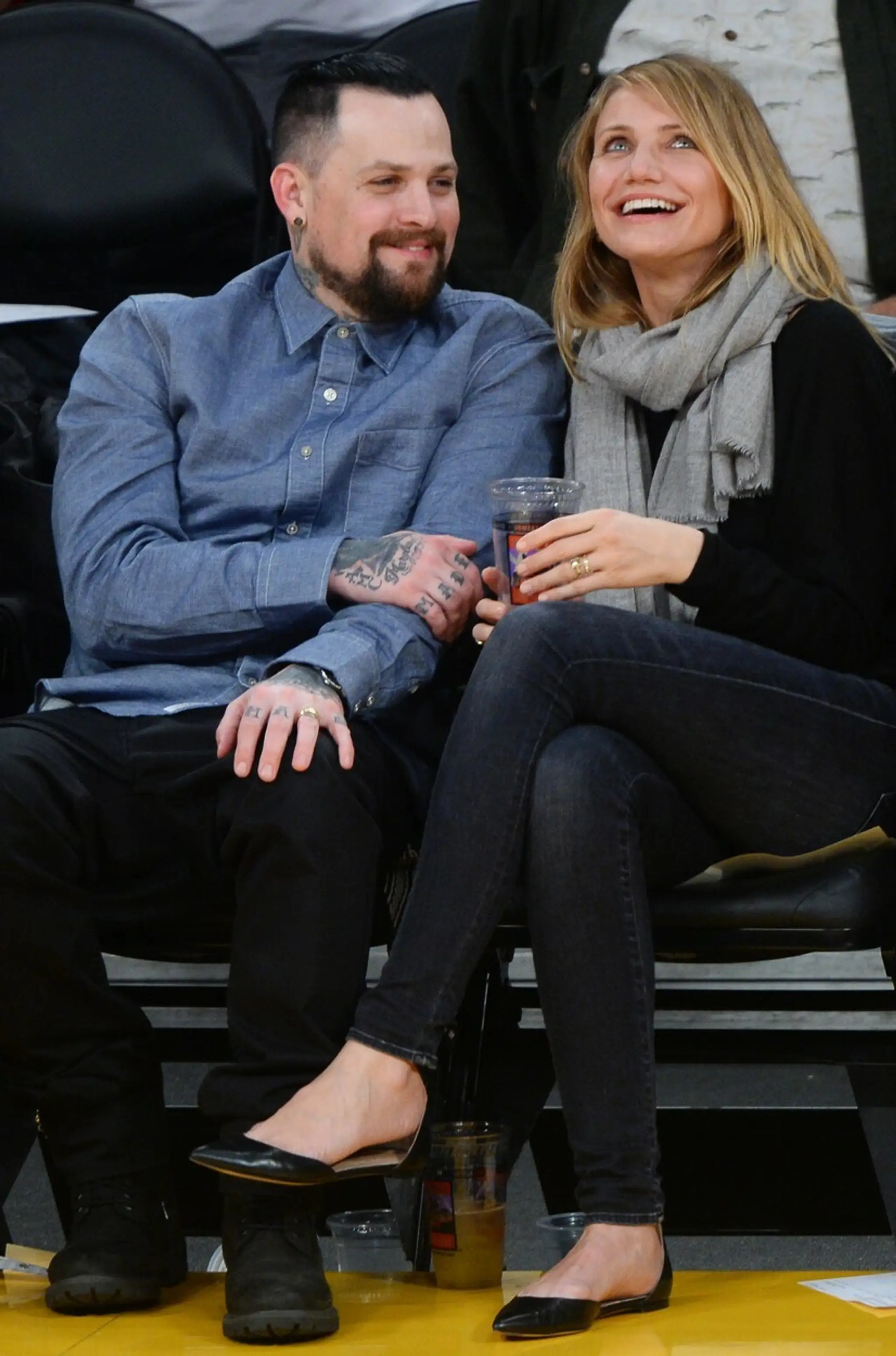 Cameron Diaz a Benji Madden 