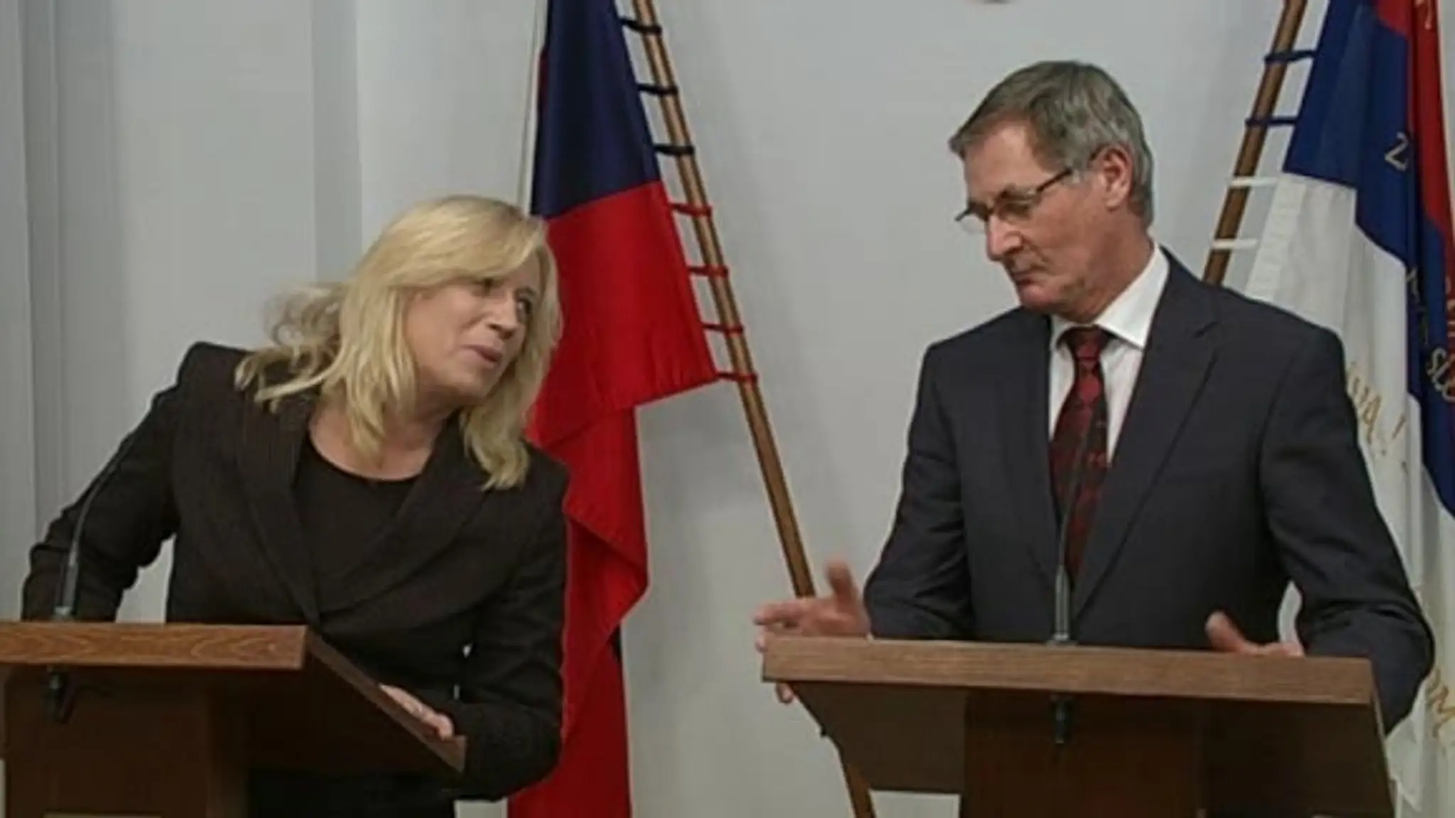 Iveta Radičová a Pavol Hrušovský