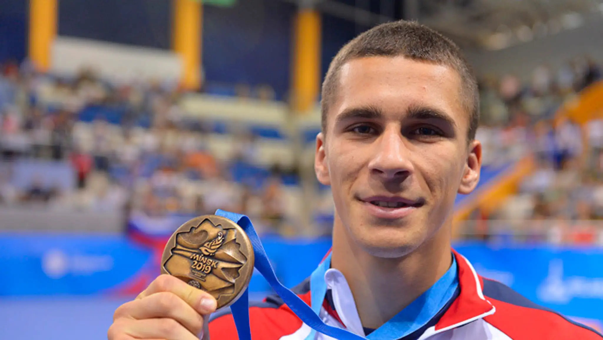 Na archívnej snímke boxer Andrej Csemez.