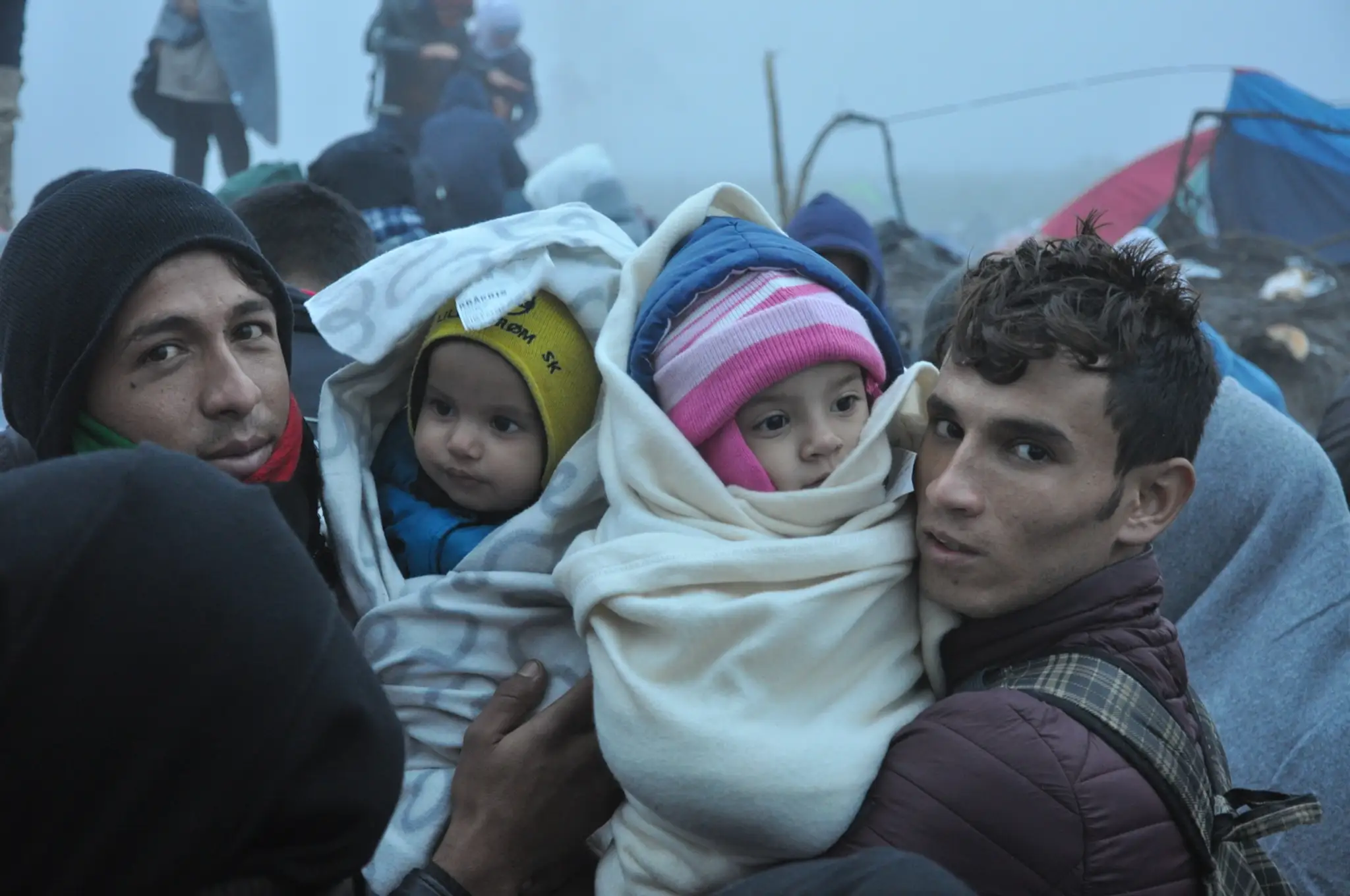 Migranti na srbsko-chorvátskych hraniciach