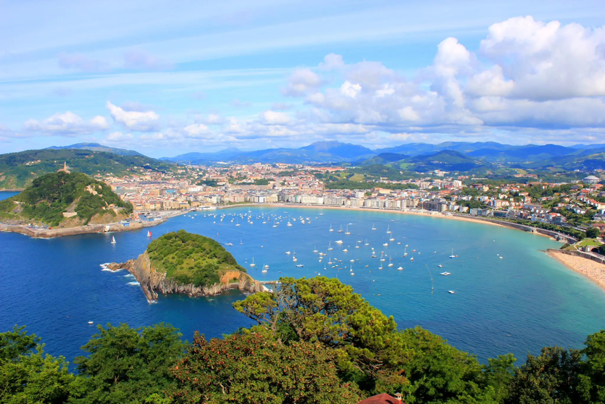 Mesto San Sebastian v Španielsku
