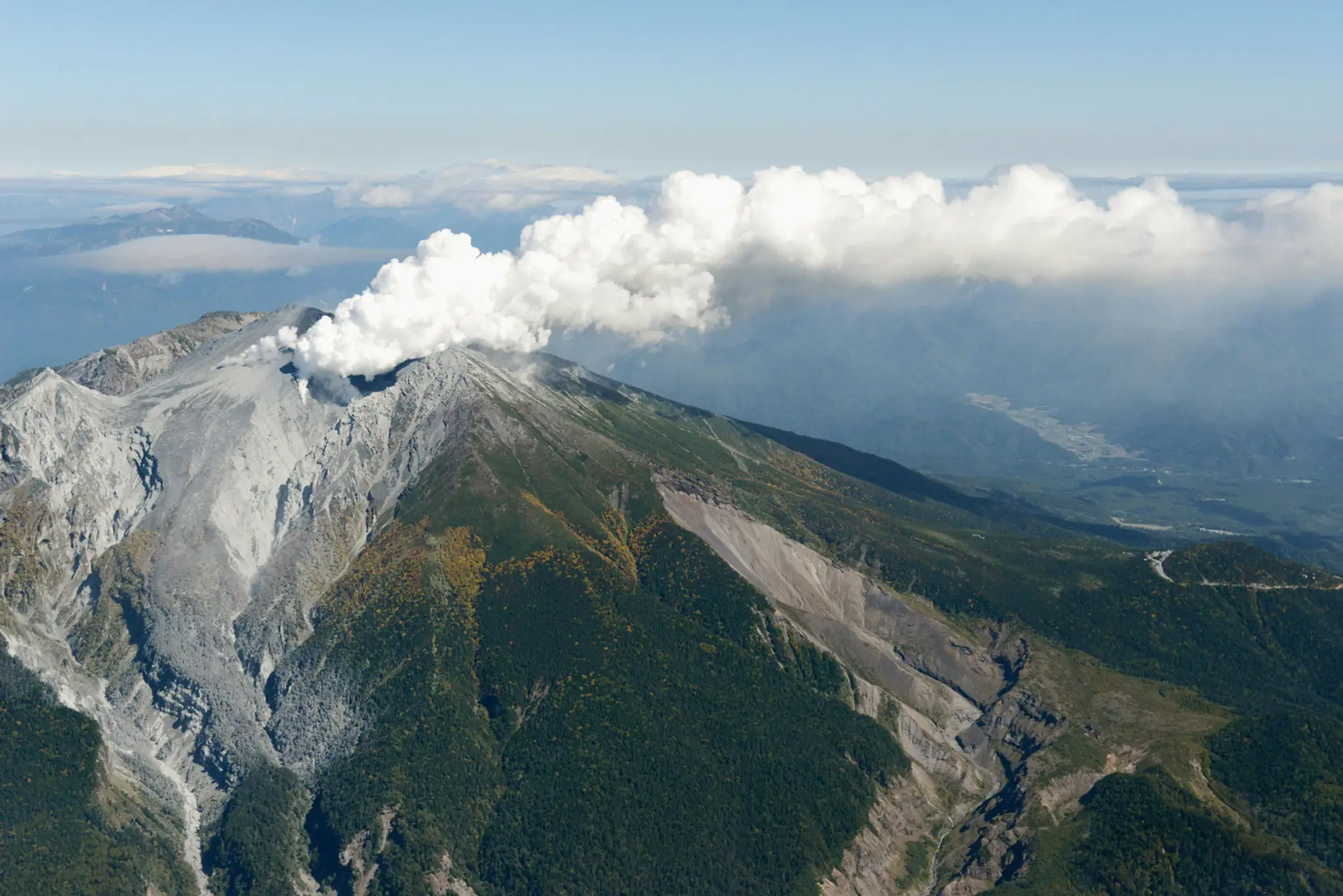 Japonsko sopka Ontake