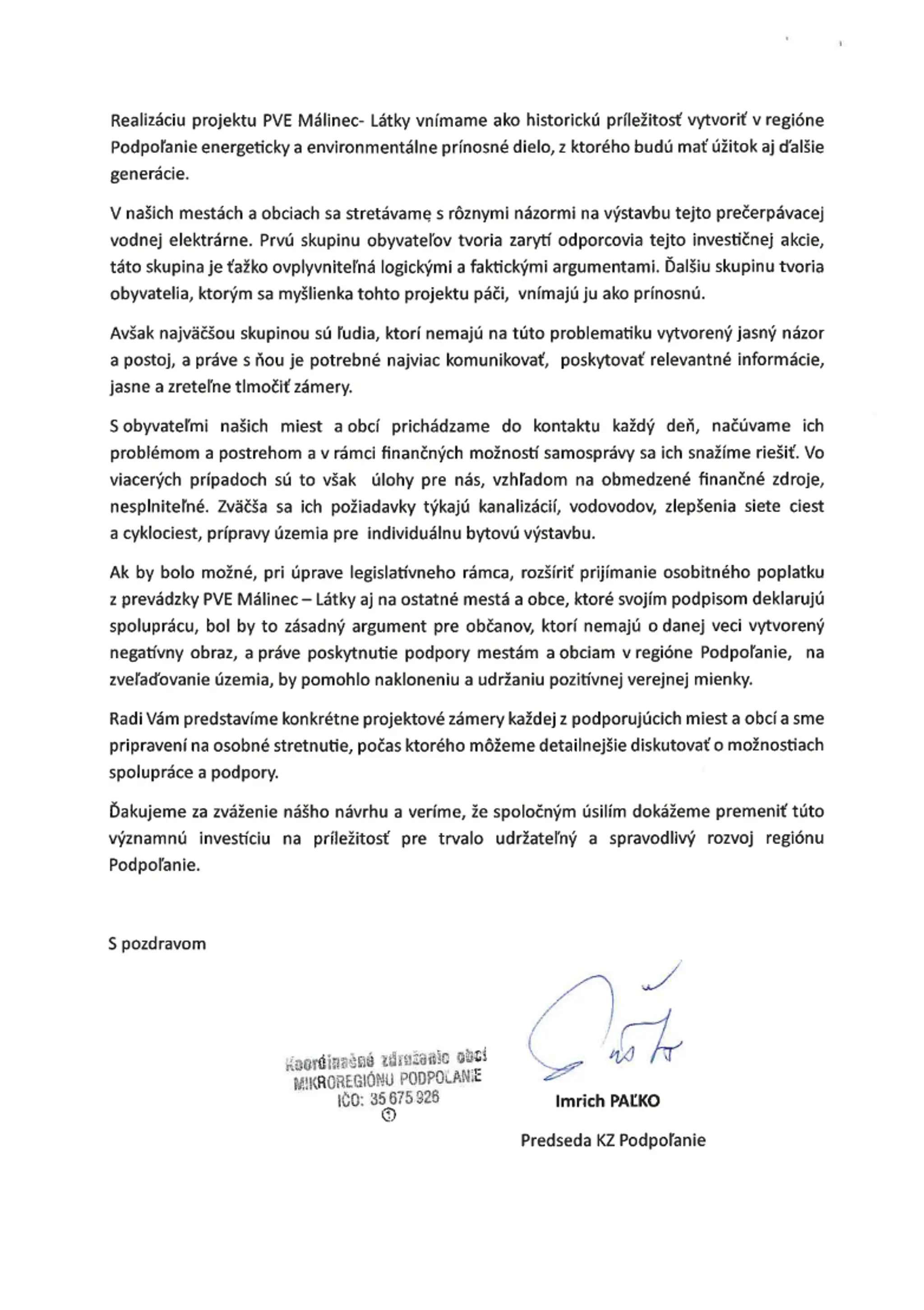 List starostov