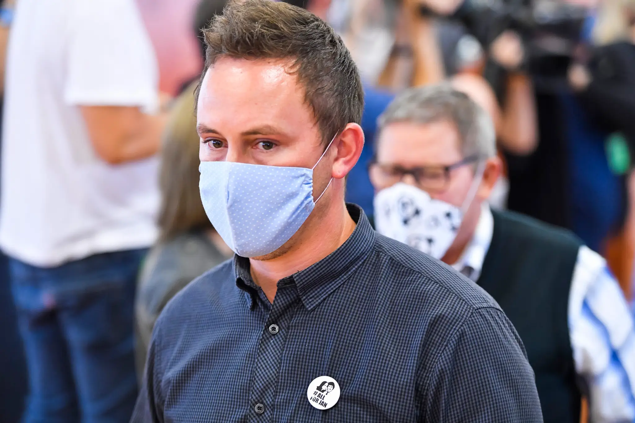 Daniel Lipšic na pojednávaní.