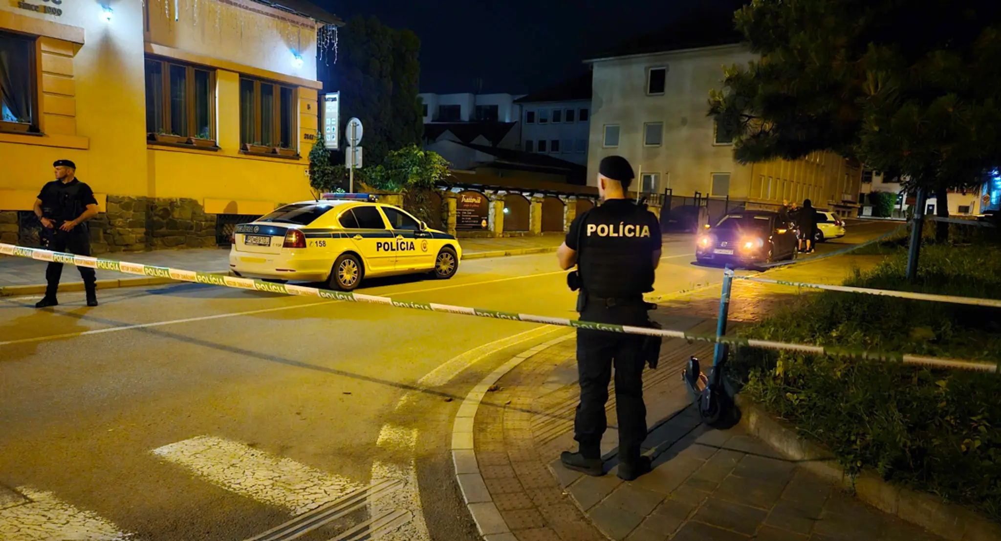 Streľba v centre Prešova.