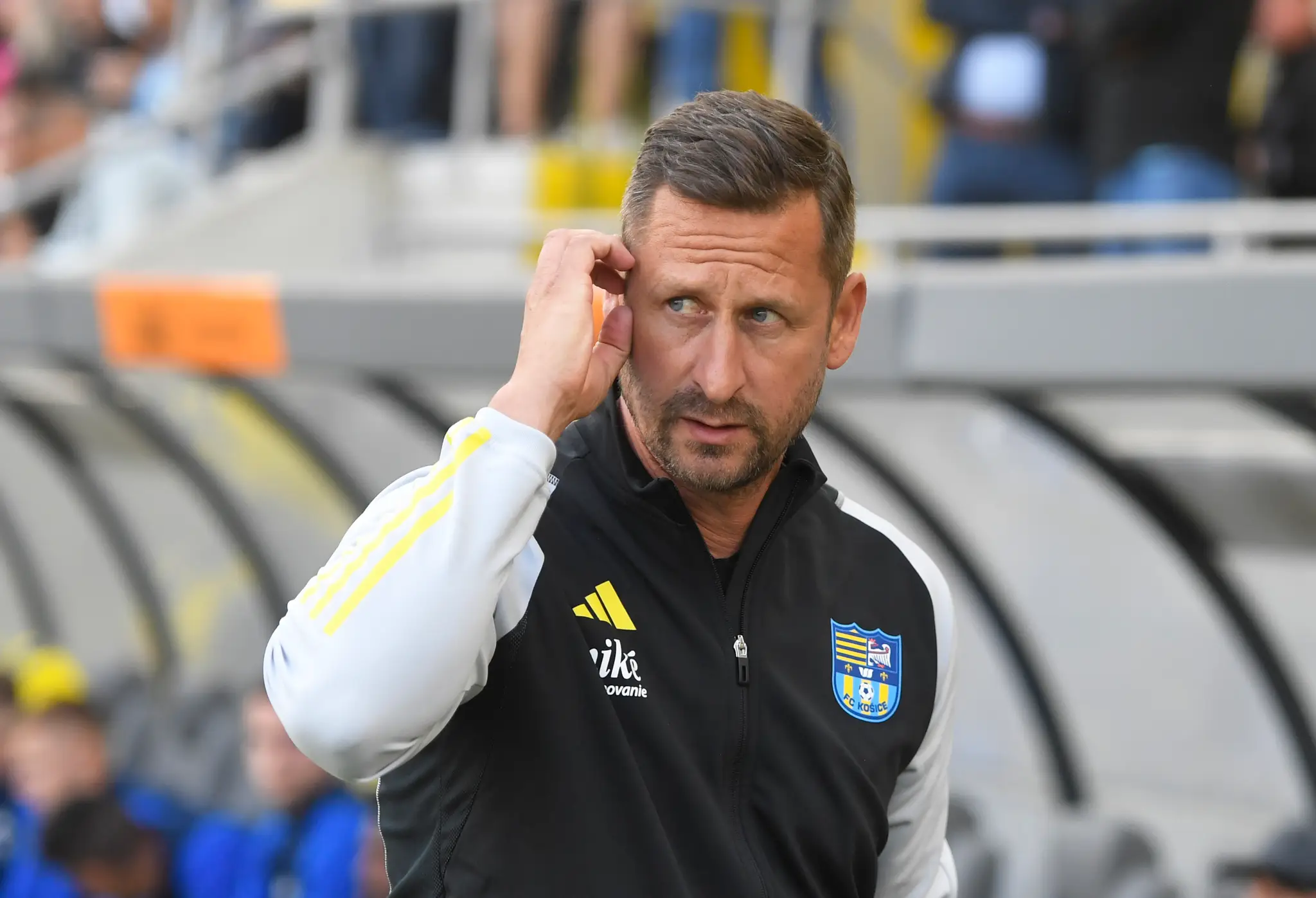 Na snímke tréner FC Košice Gergely Geri