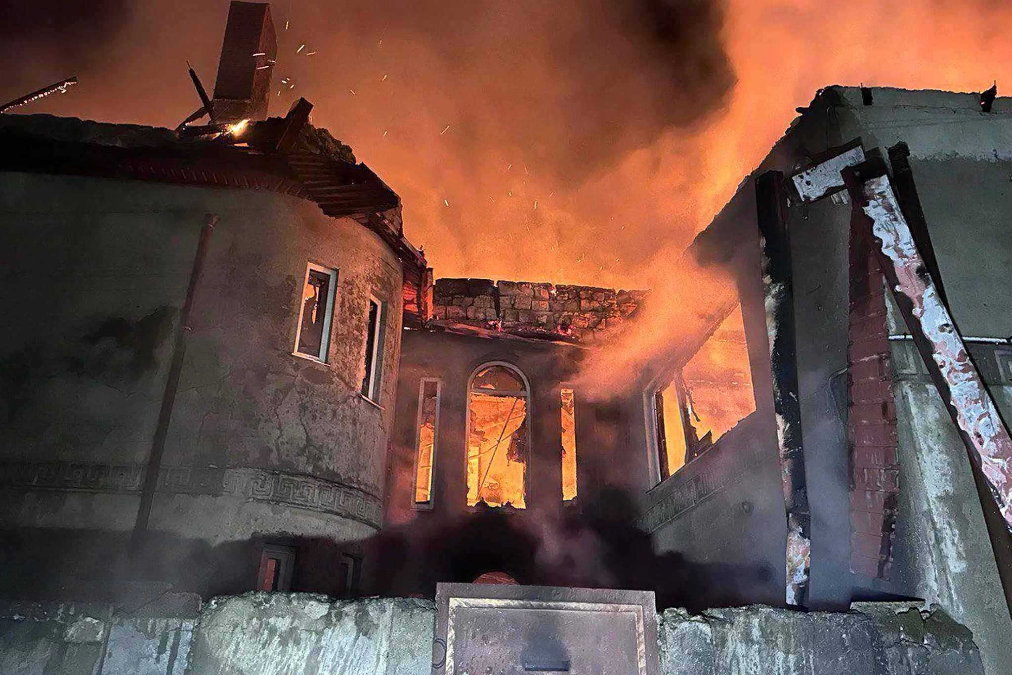 Odesa po ruskom útoku.