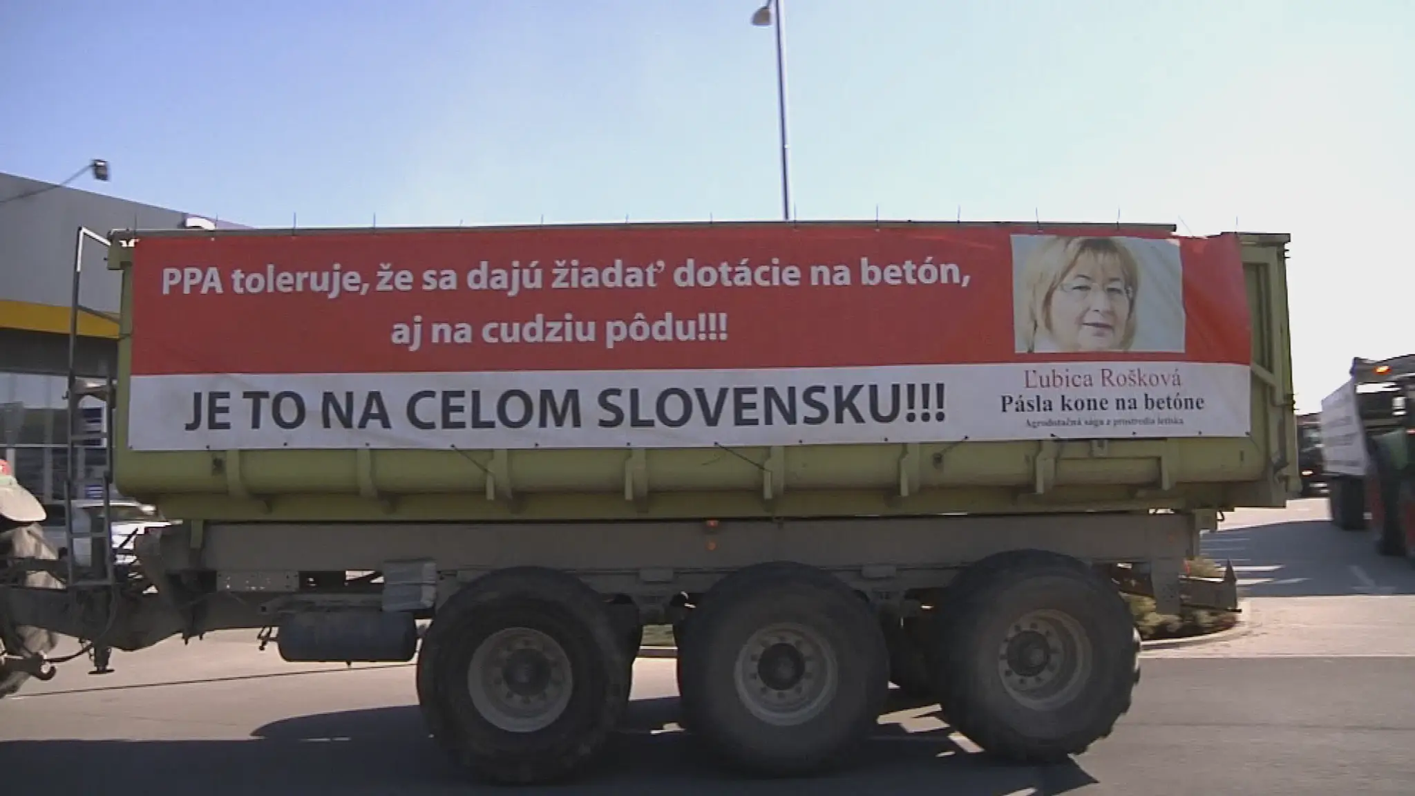 Protest farmárov na východe Slovenska