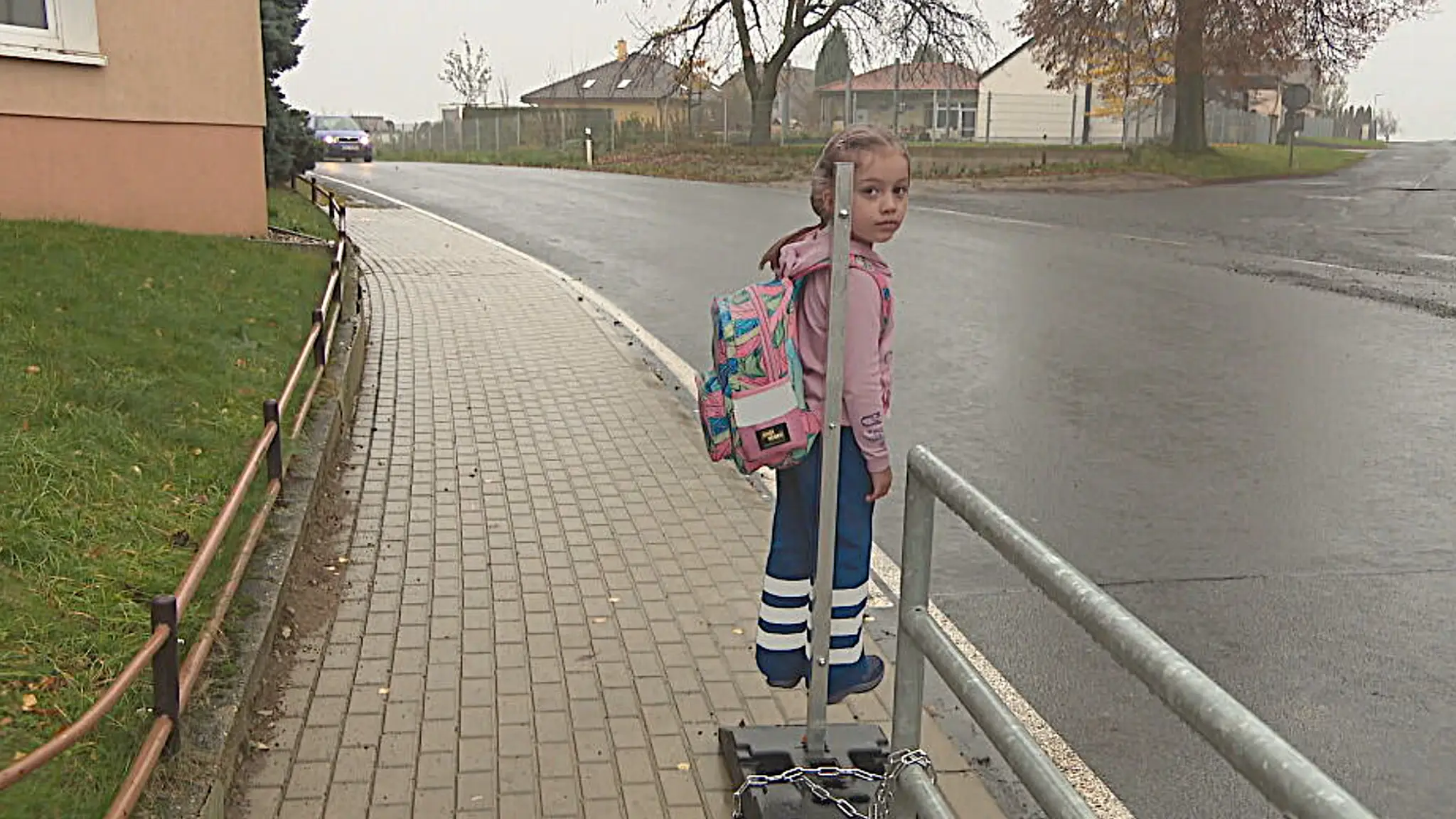 Maketa pri ceste v českej obci desí vodičov. 