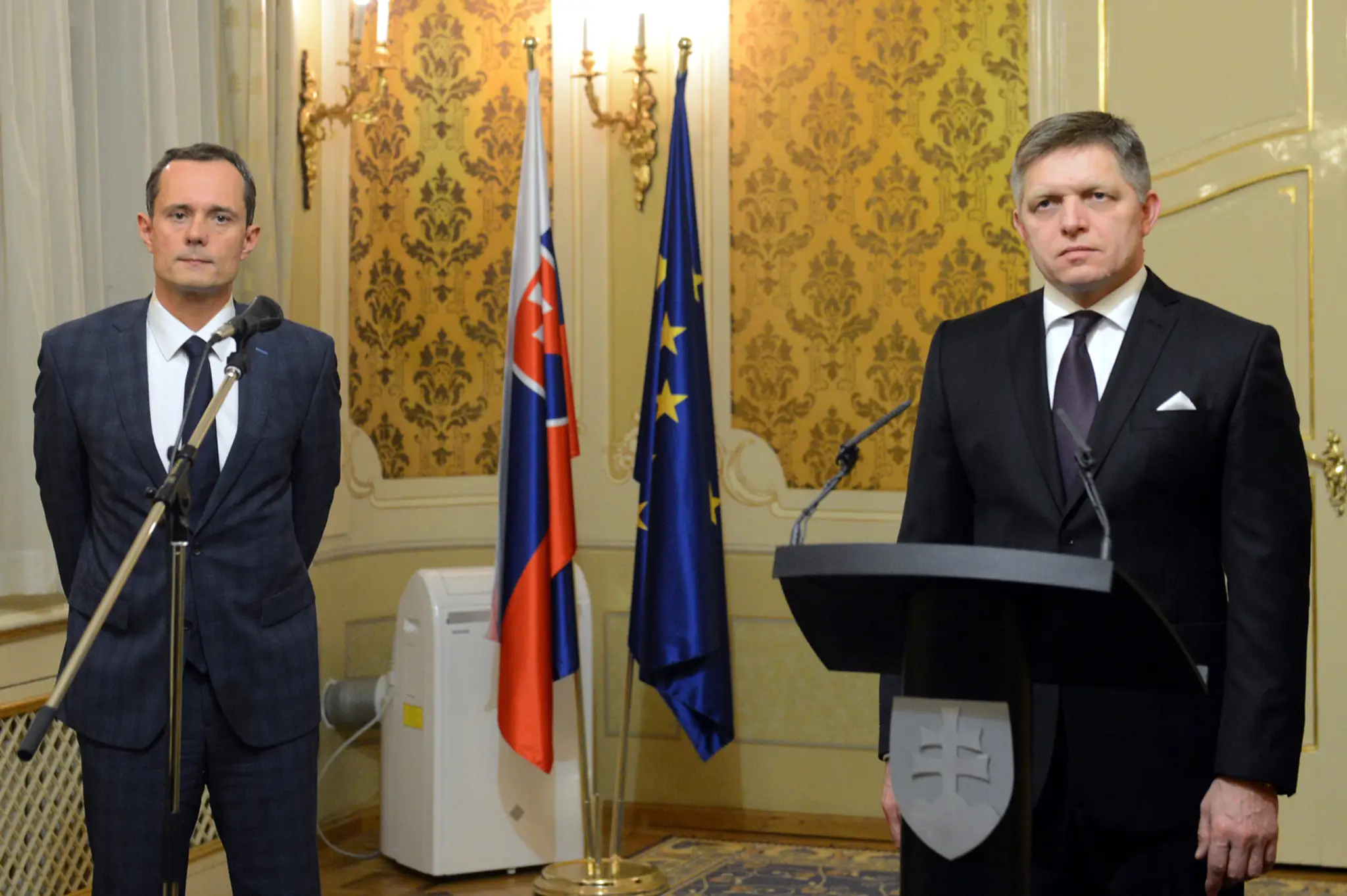 Radoslav Procházka a Robert Fico.