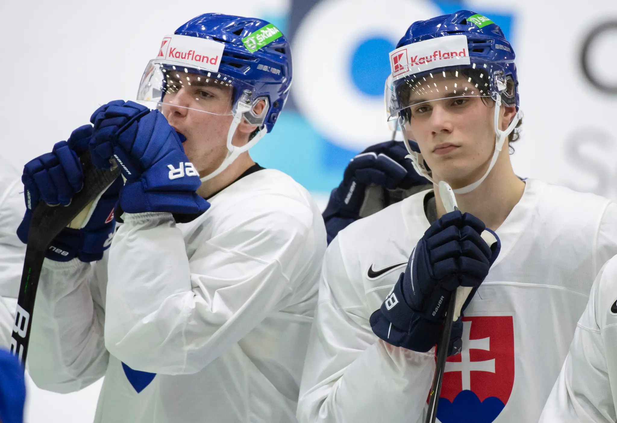 Šimon Nemec a Juraj Slafkovský