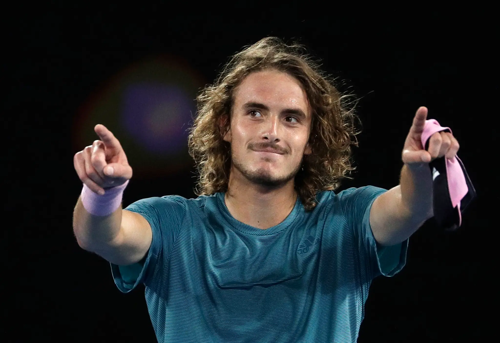 Tenista Stefanos Tsitsipas vo 4. kole na Australian Open.