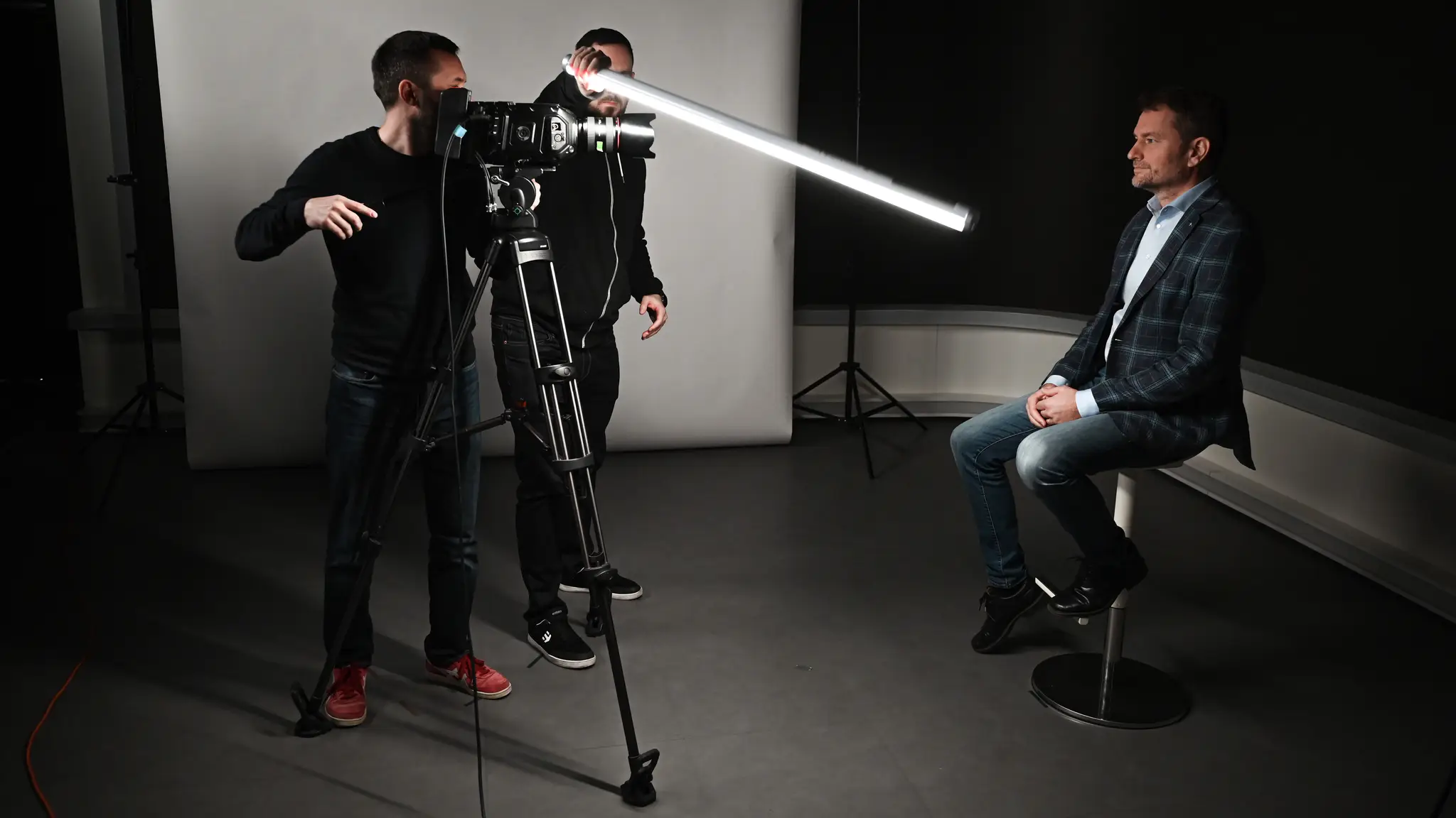 Media day s prezidentskými kandidátmi.
