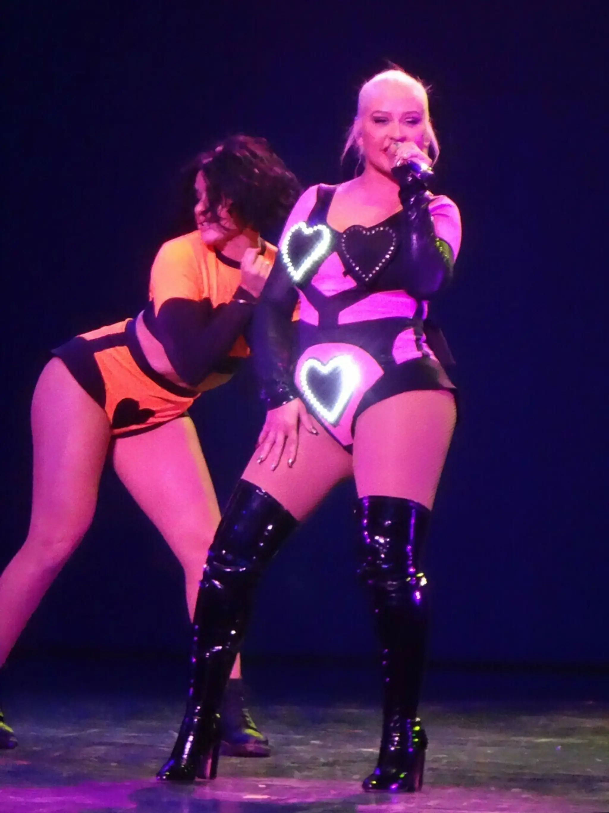 Christina Aguilera na koncerte v Las Vegas