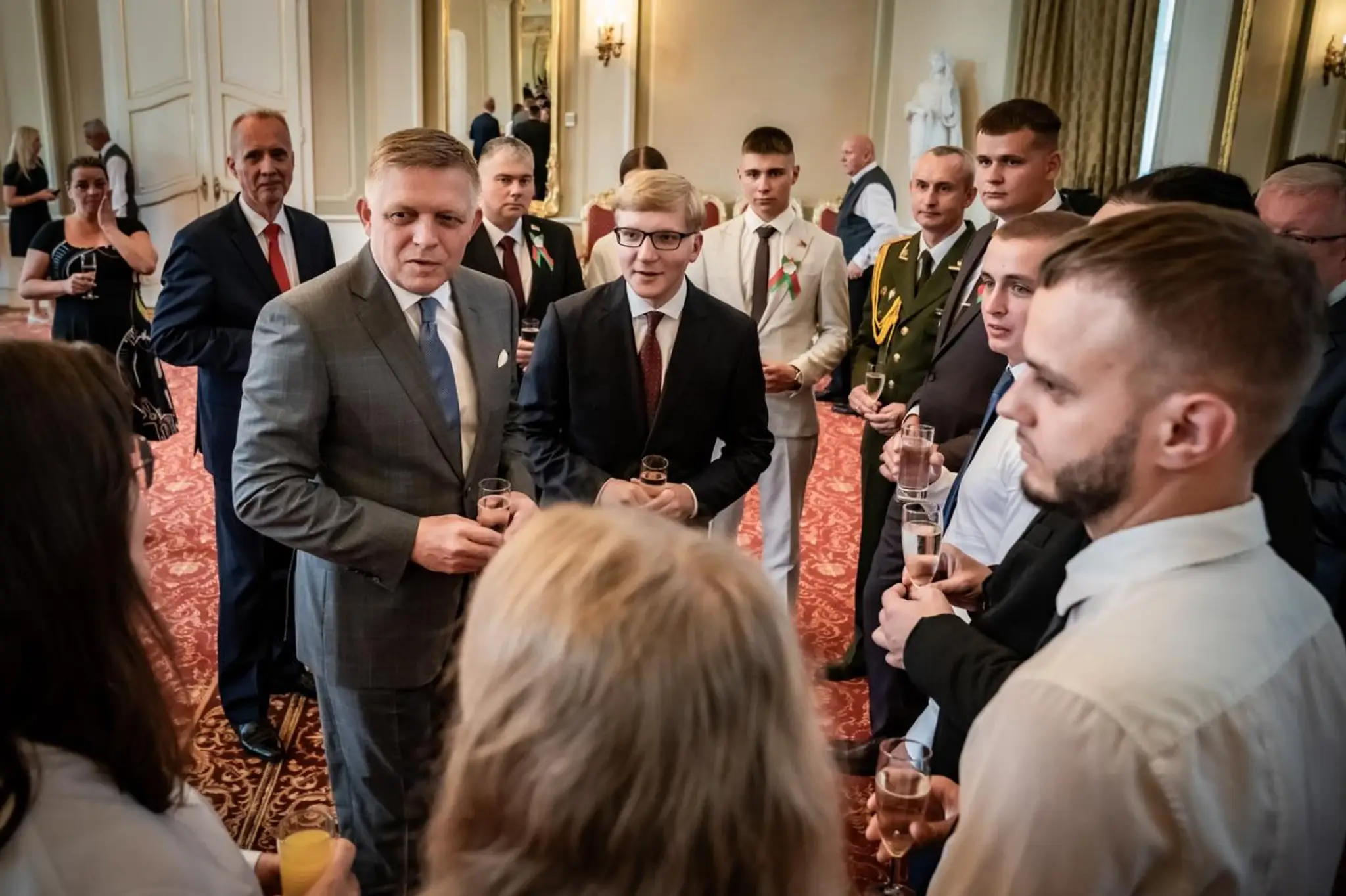 Fico sa stretol s potomkami účastníkov SNP z Ruska a Bieloruska