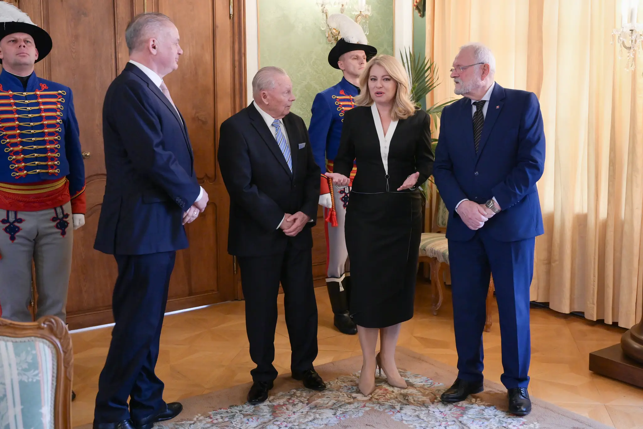 Obed v prezidentskom paláci.