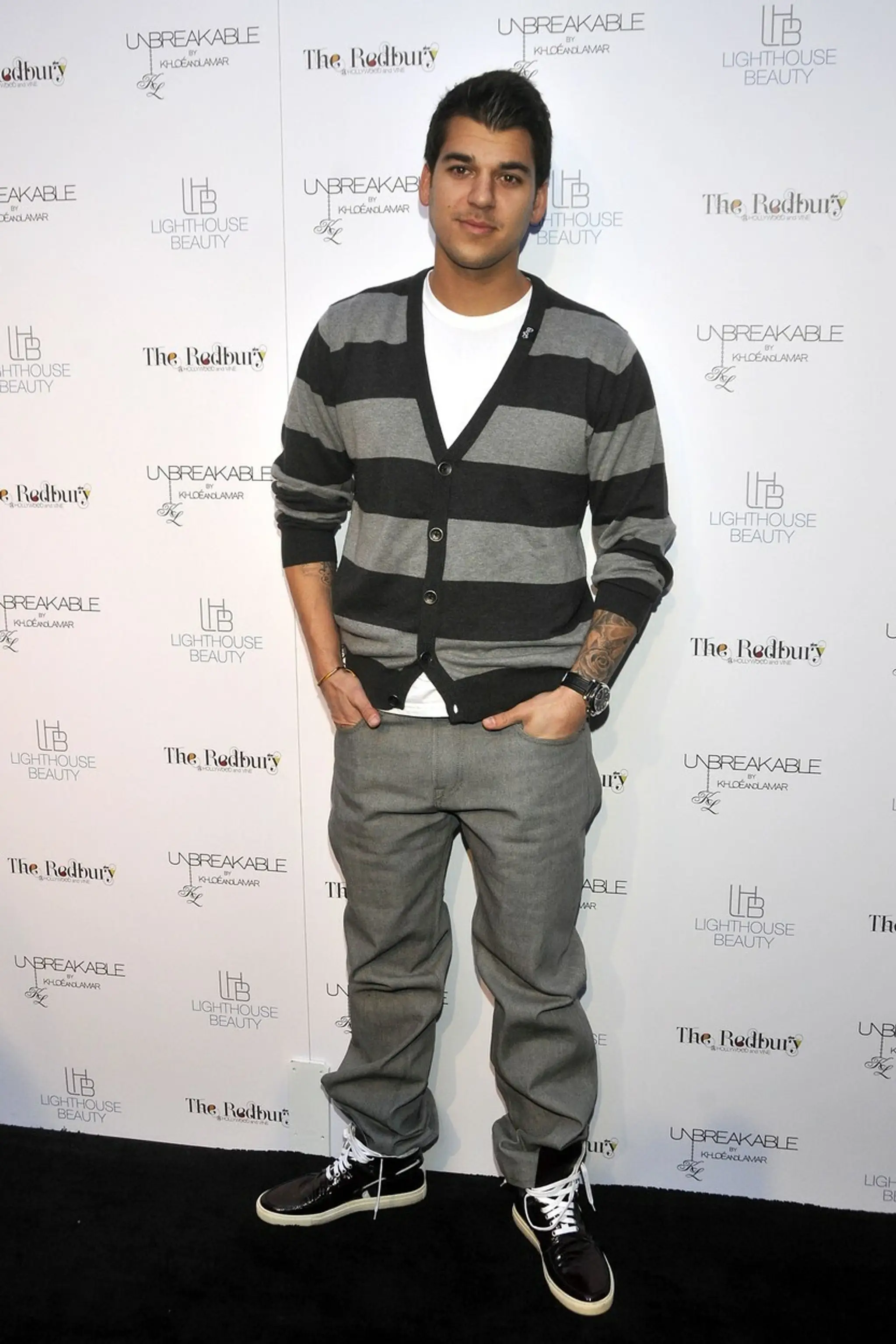 Rob Kardashian pred pár rokmi.