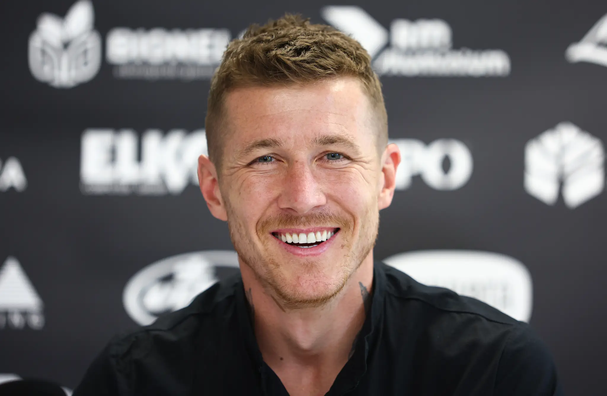 Na snímke futbalista Juraj Kucka počas tlačovej konferencie k ďalšiemu smerovaniu futbalovej kariéry.