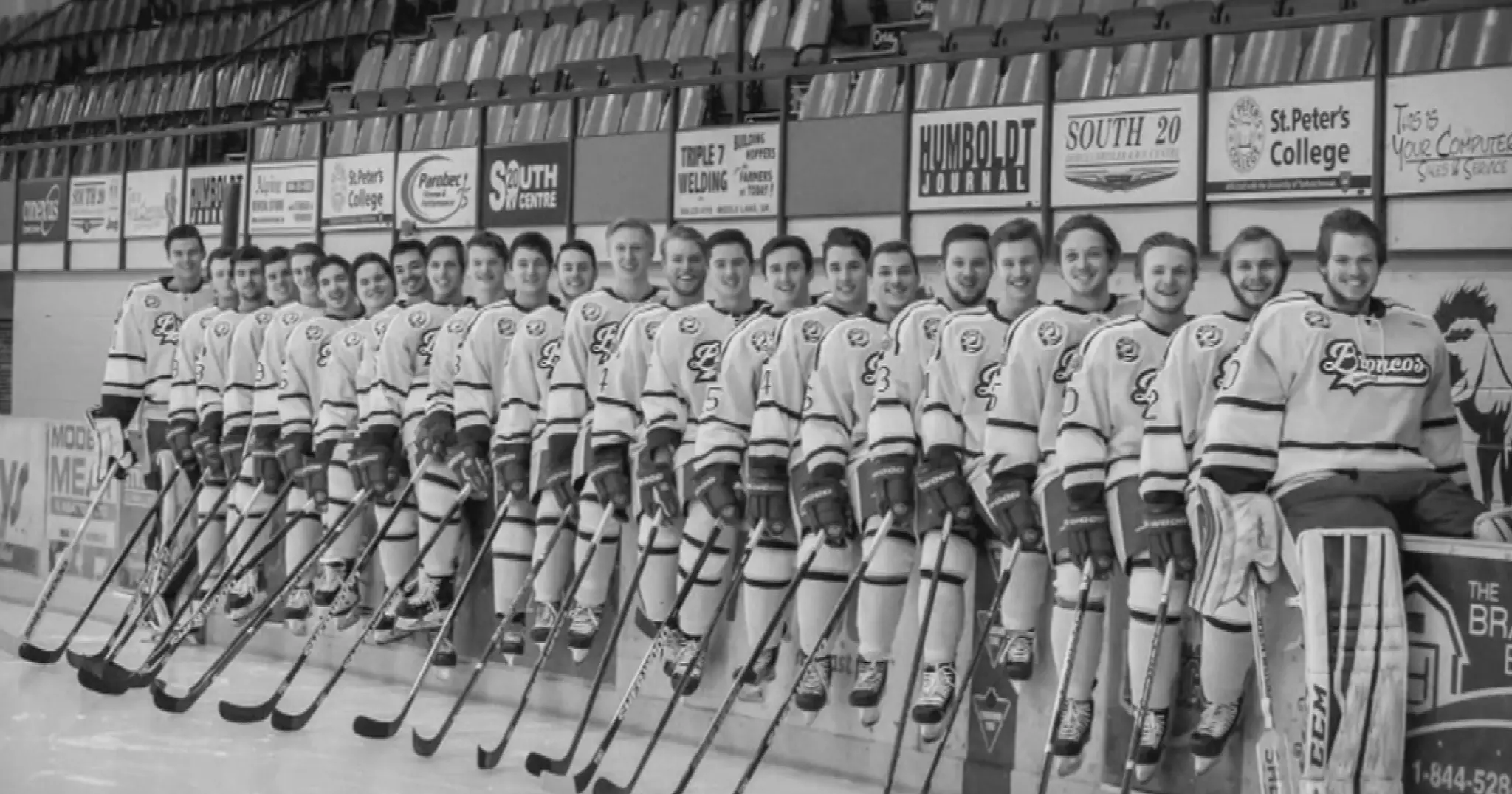 Kanadskí hokejisti tímu Humboldt Broncos