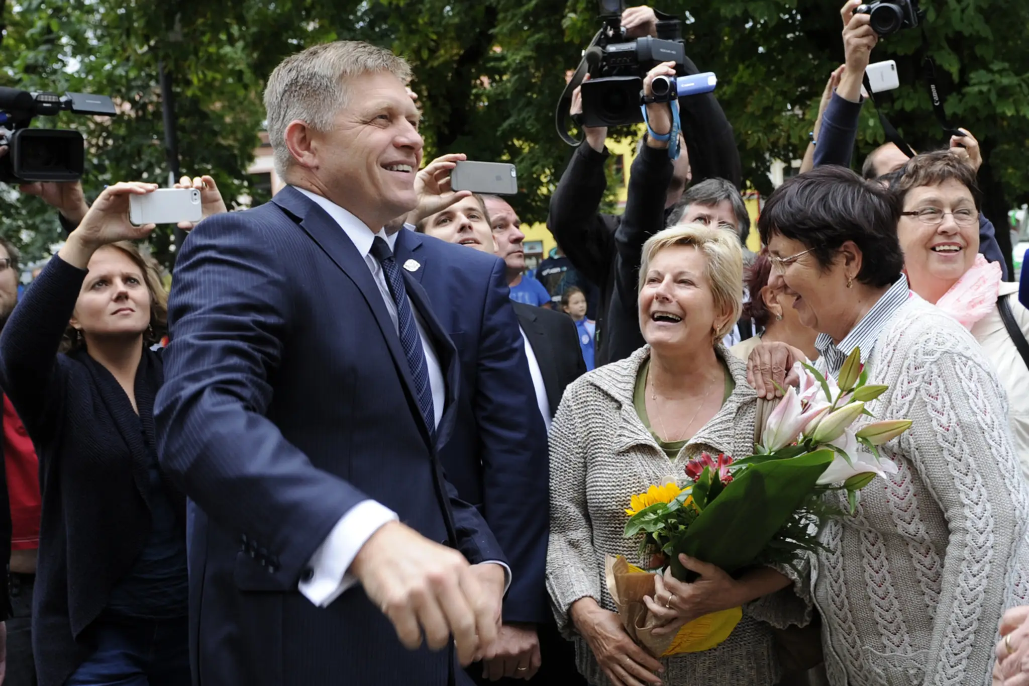 Robert Fico v Sabinove.