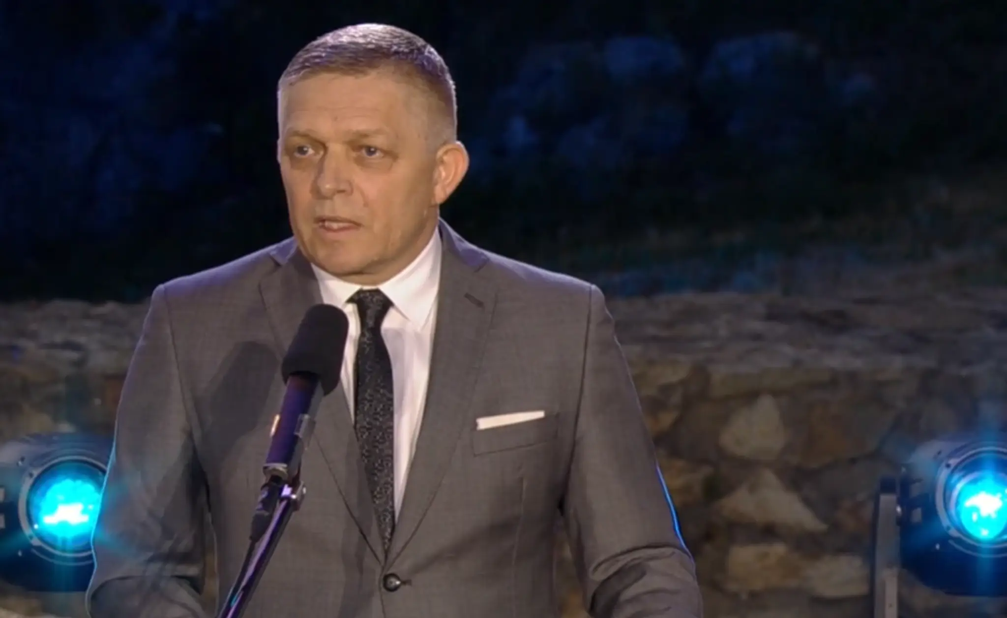 Premiér na cyrilo-metodských oslavách.