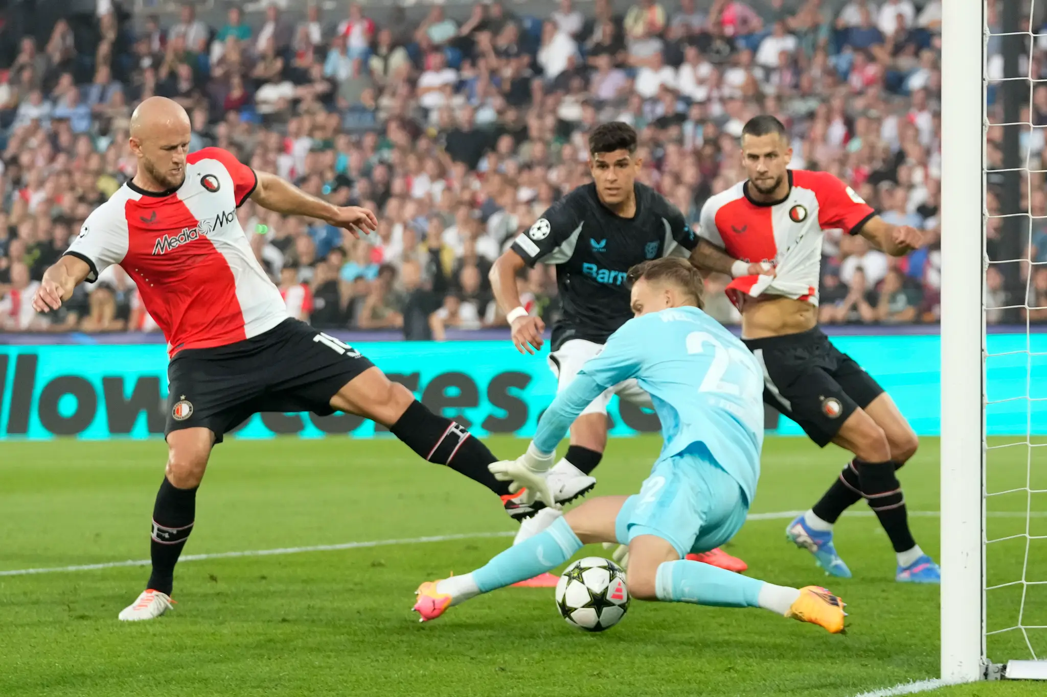 Feyenoord si vstup do Ligy majstrov akiste predstavoval inak.