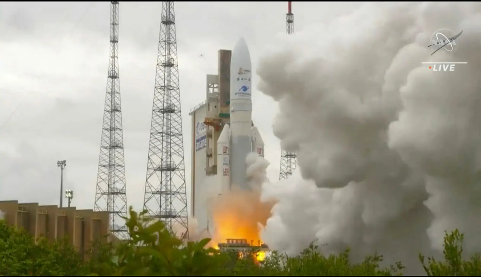 Nosná raketa Ariane 5.