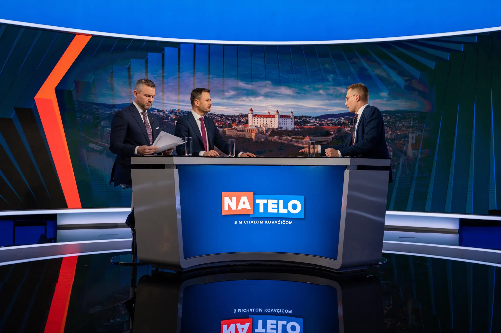 Na telo - Eduard Heger a Peter Pellegrini