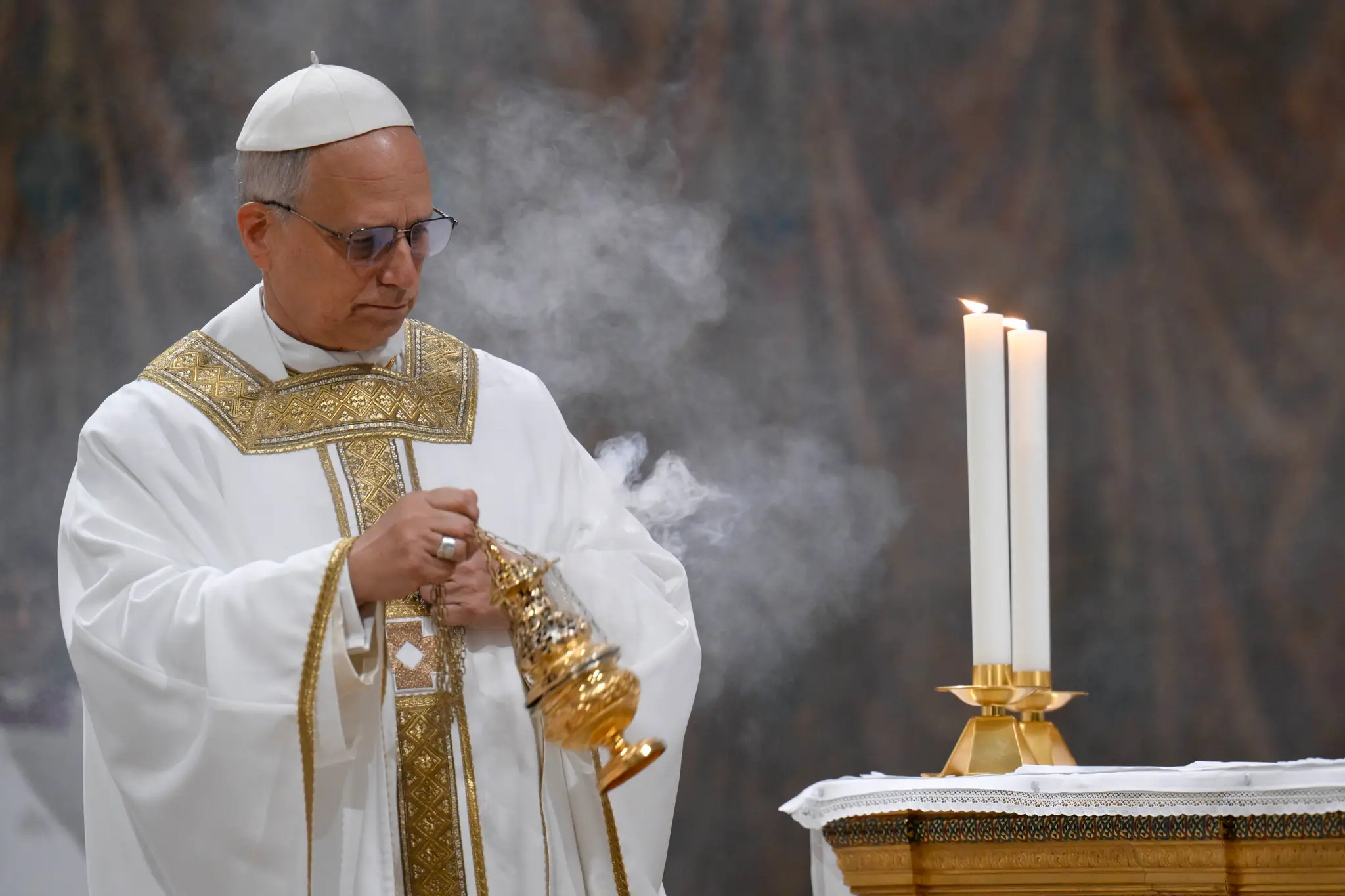 Na snímke pápež Lev XIV.
