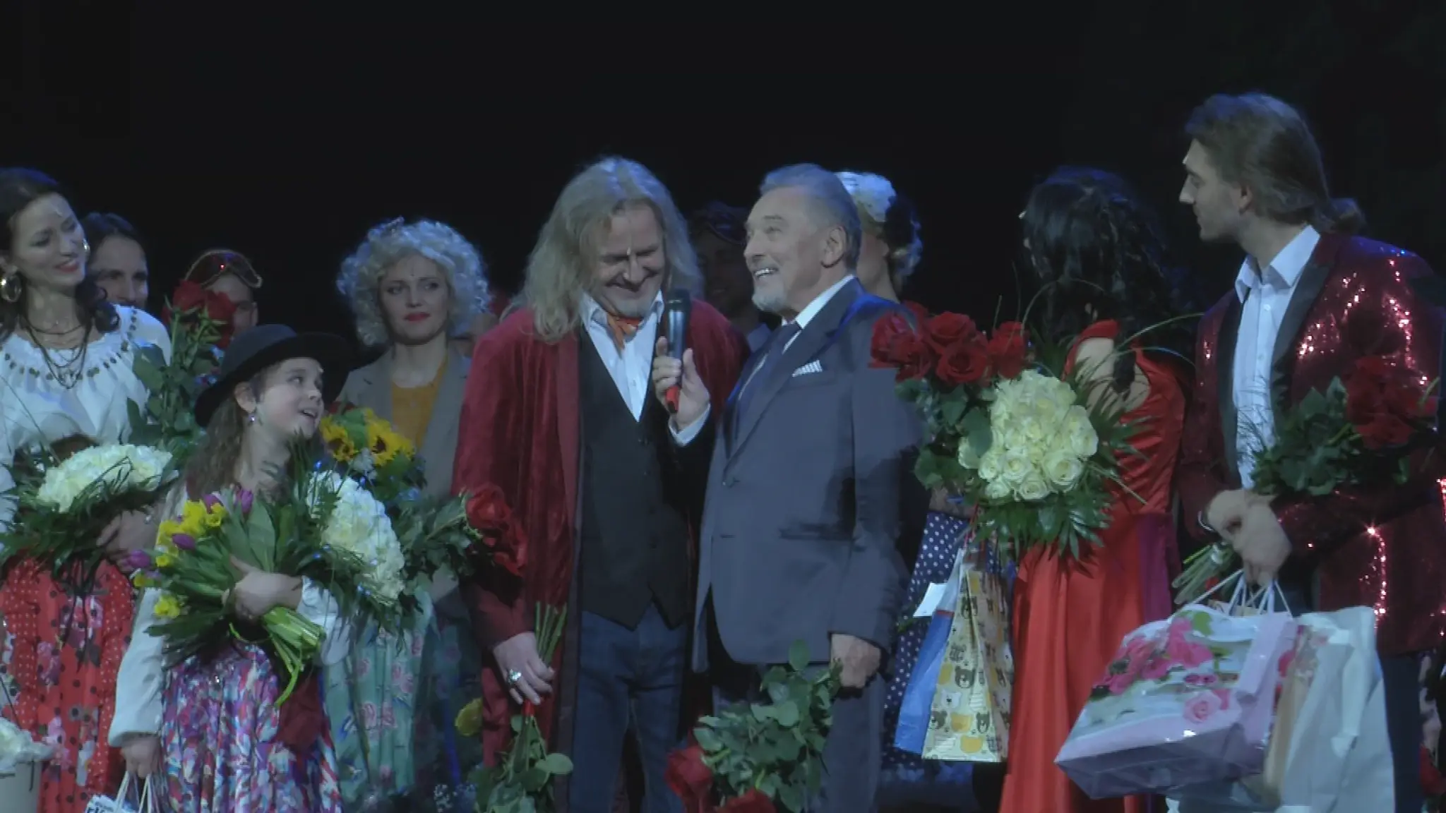 Karel Gott na premiére muzikálu Čas ruží