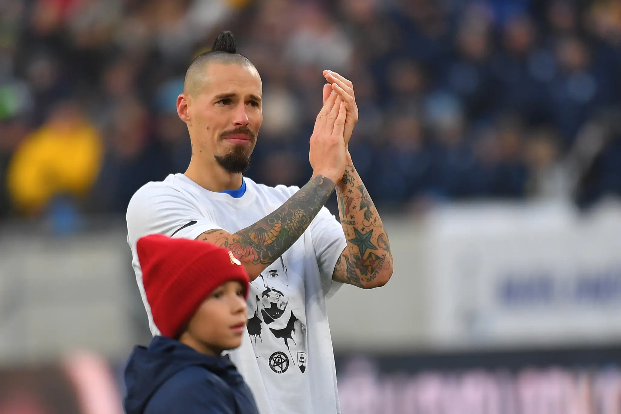Marek Hamšík sa s reprezentáciou rozlúčil v prípravnom zápase s Čile.