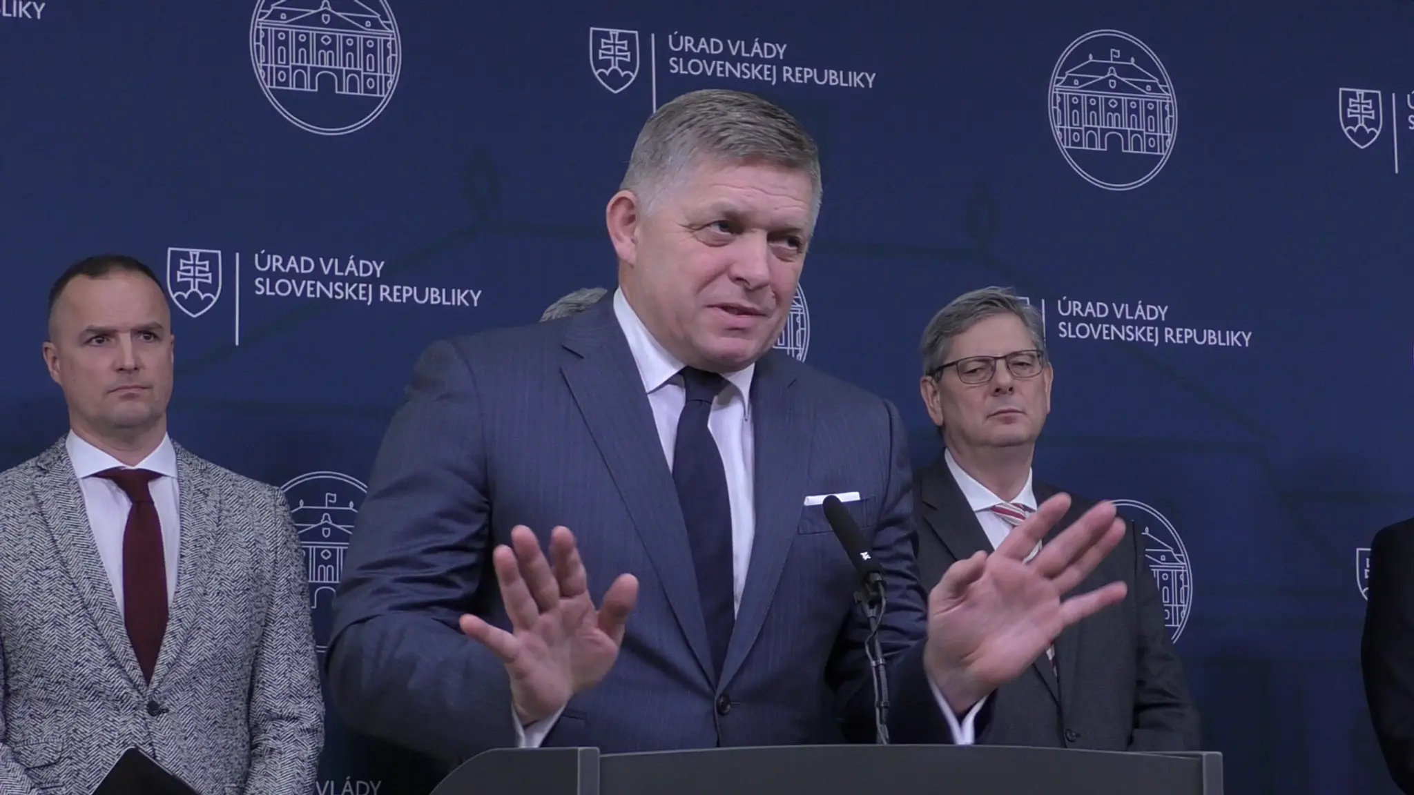 Na snímke premiér SR Robert Fico (Smer-SD)