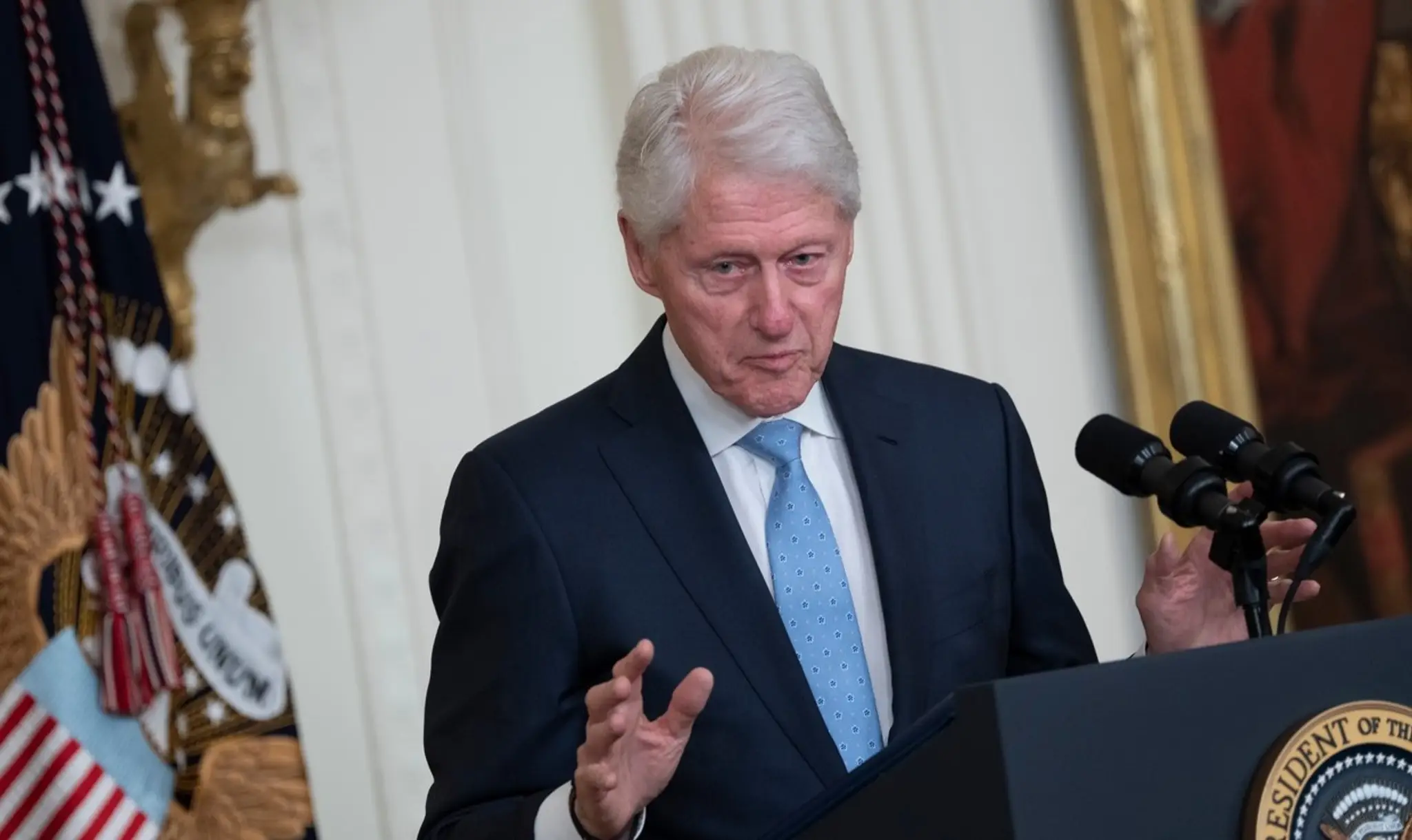Exprezident USA Bill Clinton.