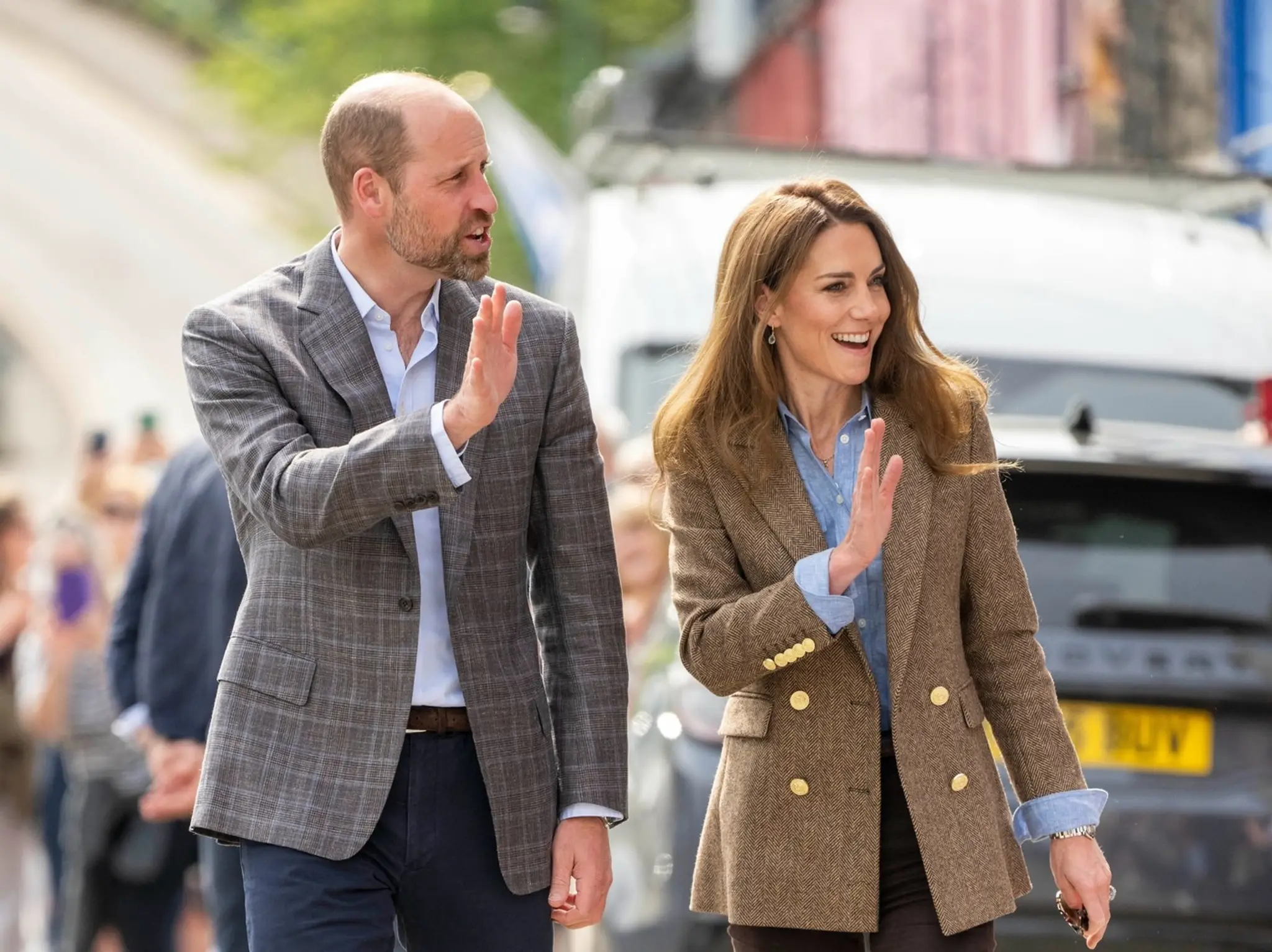 Princ a princezná z Walesu na návšteve ostrova Mull