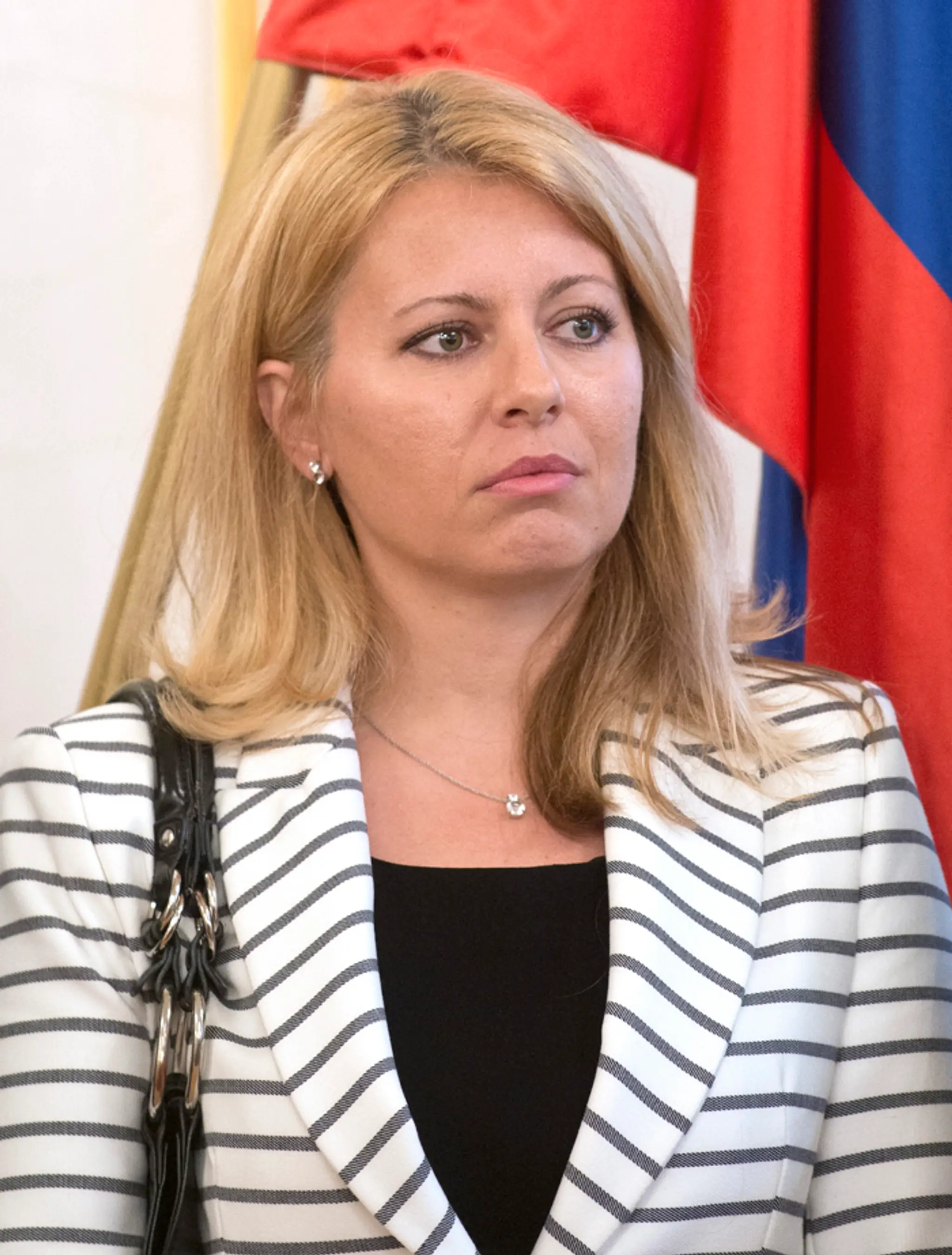 Zuzana Čaputová na snímke po tom, čo ohlásila prezidentskú kandidatúru. (29. mája 2018)