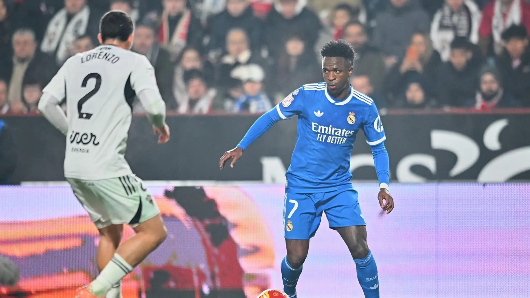 Vinicius Jr. v zápase proti Albacete
