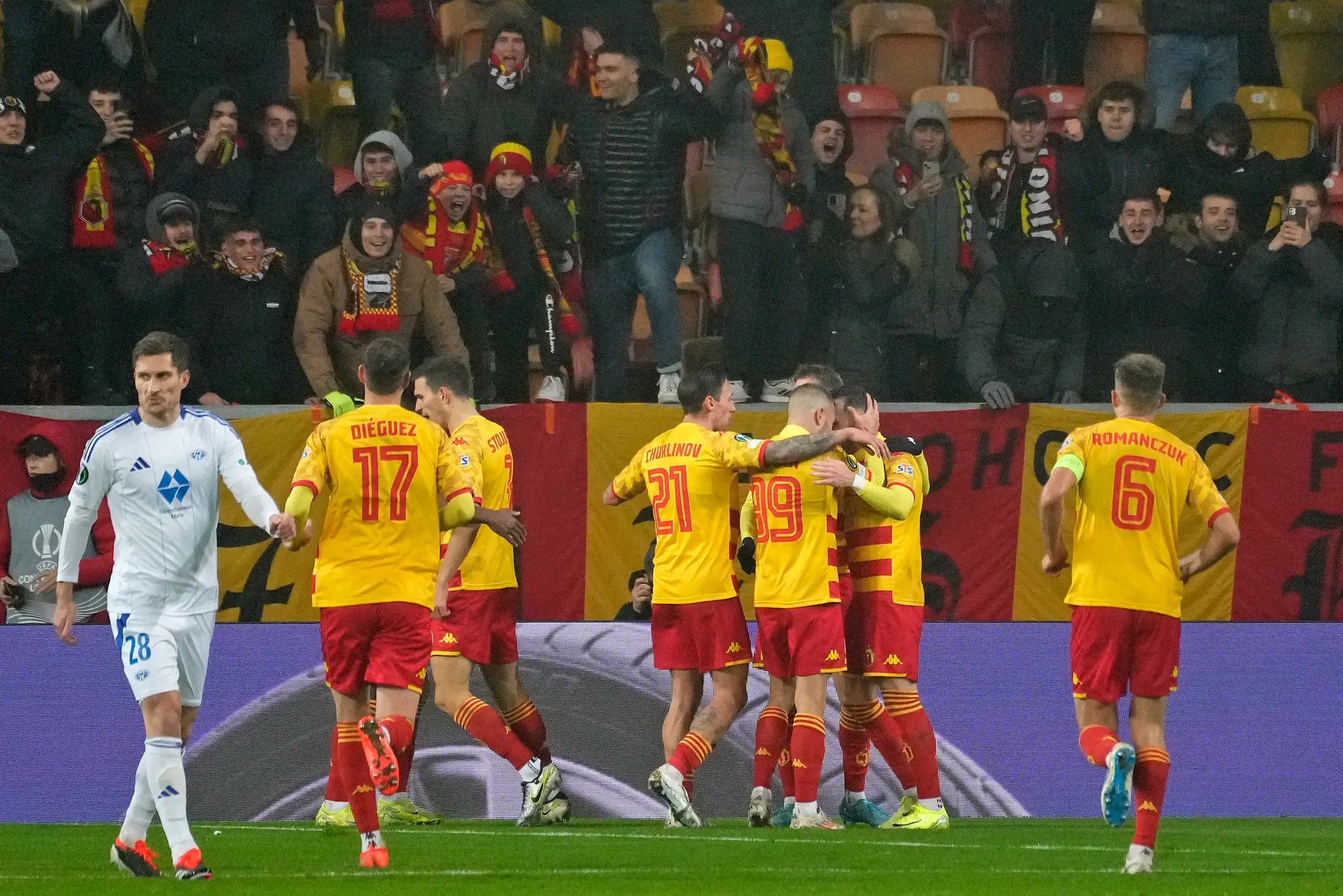 Futbalisti Bialystoku sa tešia z gólu