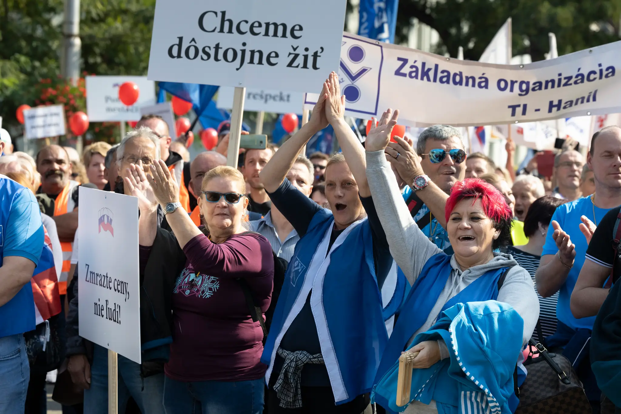 Bratislava - Protest KOZ proti energetickej chudobe