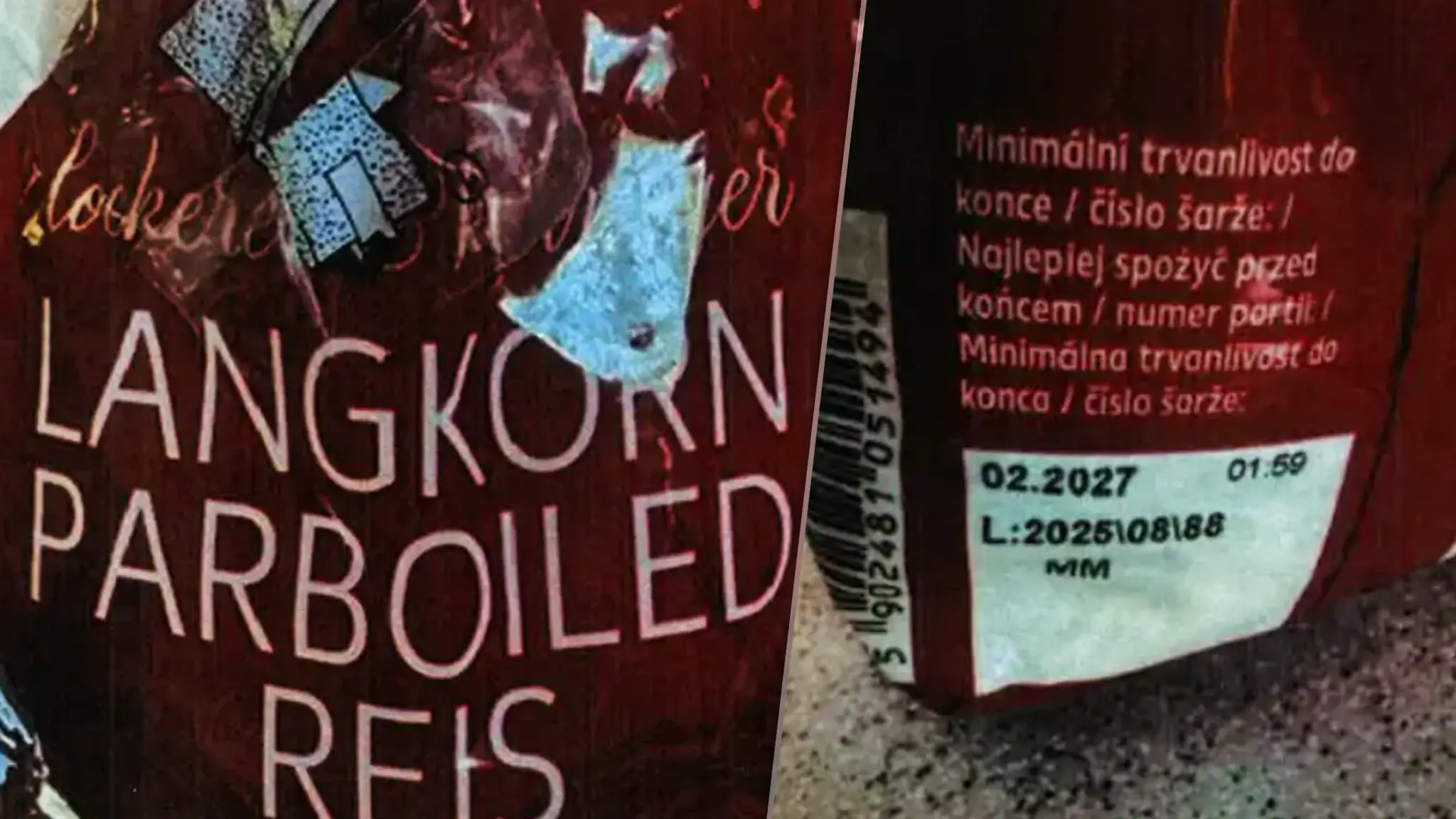 Ryža Langkorn Parboiled Reis