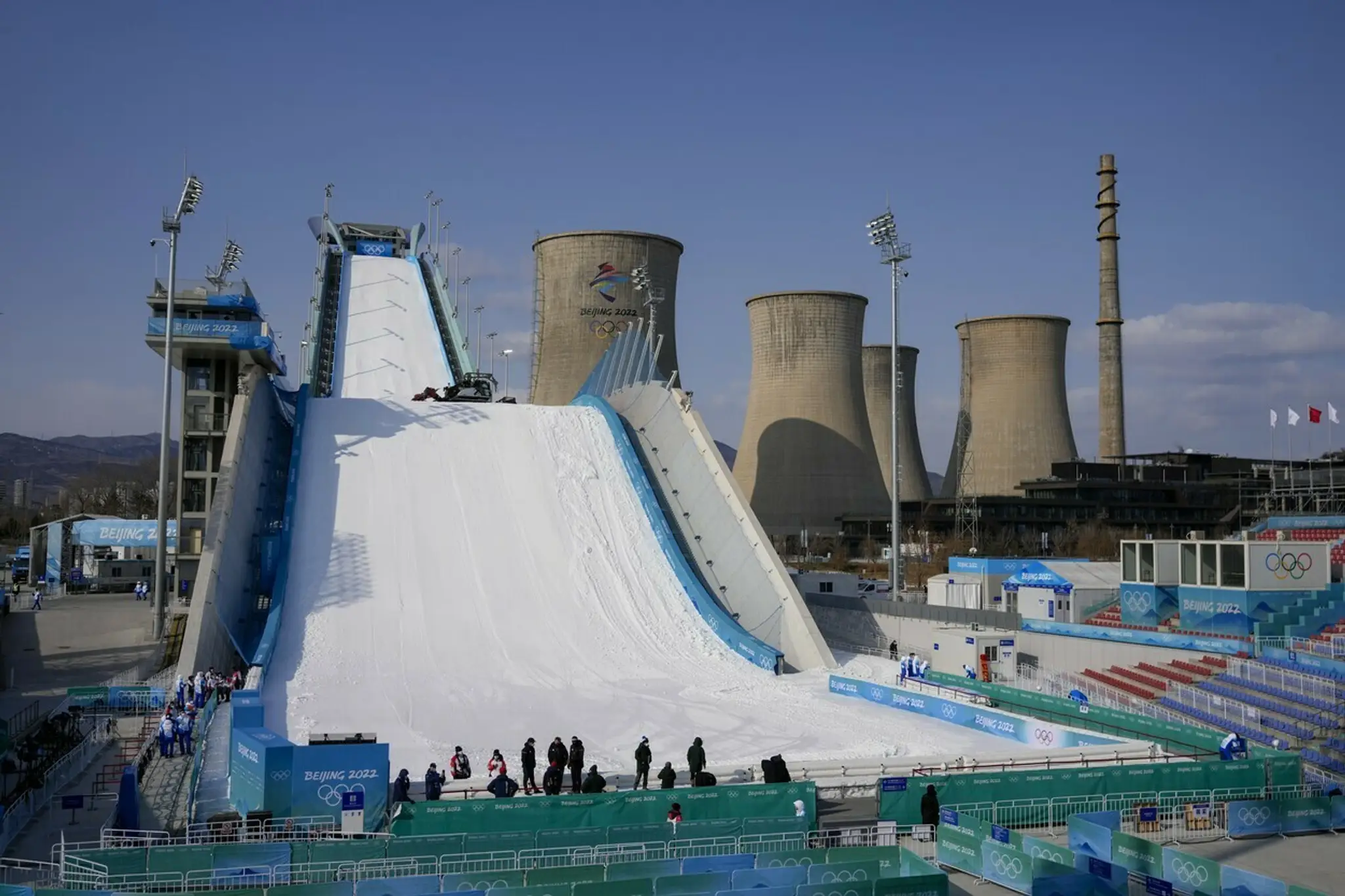 Mostík pre akrobatické disciplíny na ZOH 2022 v Pekingu