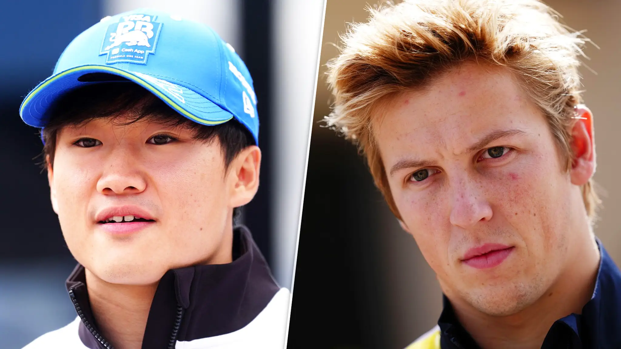 Yuki Tsunoda a Liam Lawson