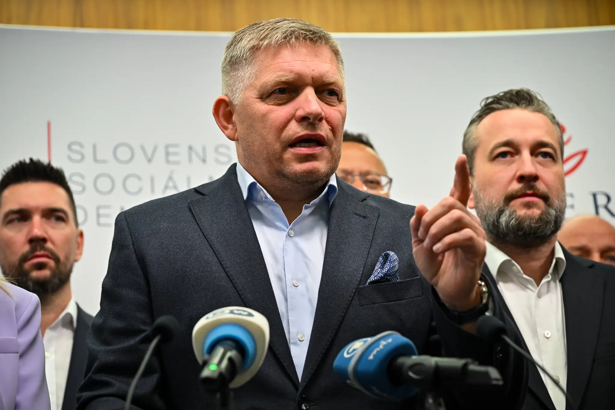 Tlačová beseda strany Smer 